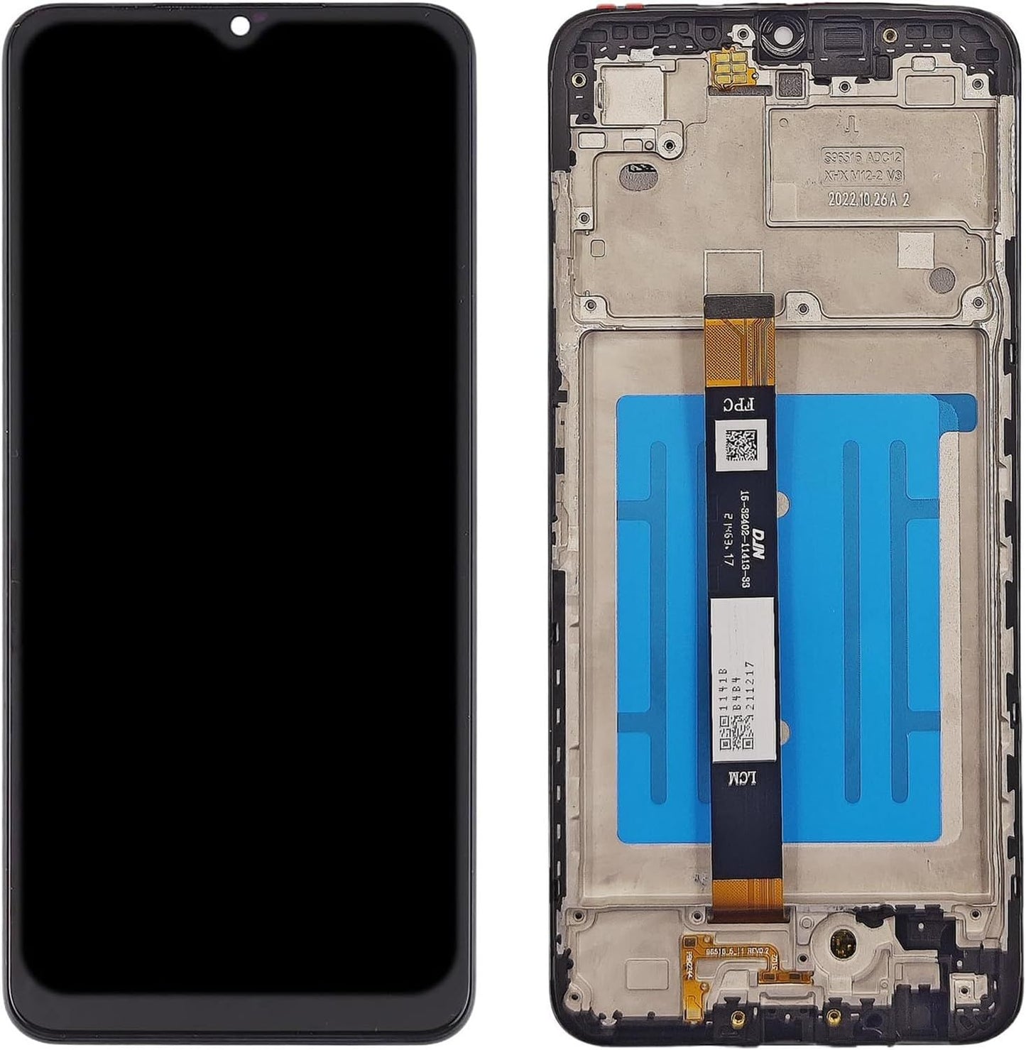 Samsung Galaxy A03S Screen Replacement, 6.5 Inch PLS LCD Touch Digitizer, Comes with Full Repair Tool Kit & Tempered Glass Protector for SM-A037U SM-A037U1 SM-A037W SM-A037A