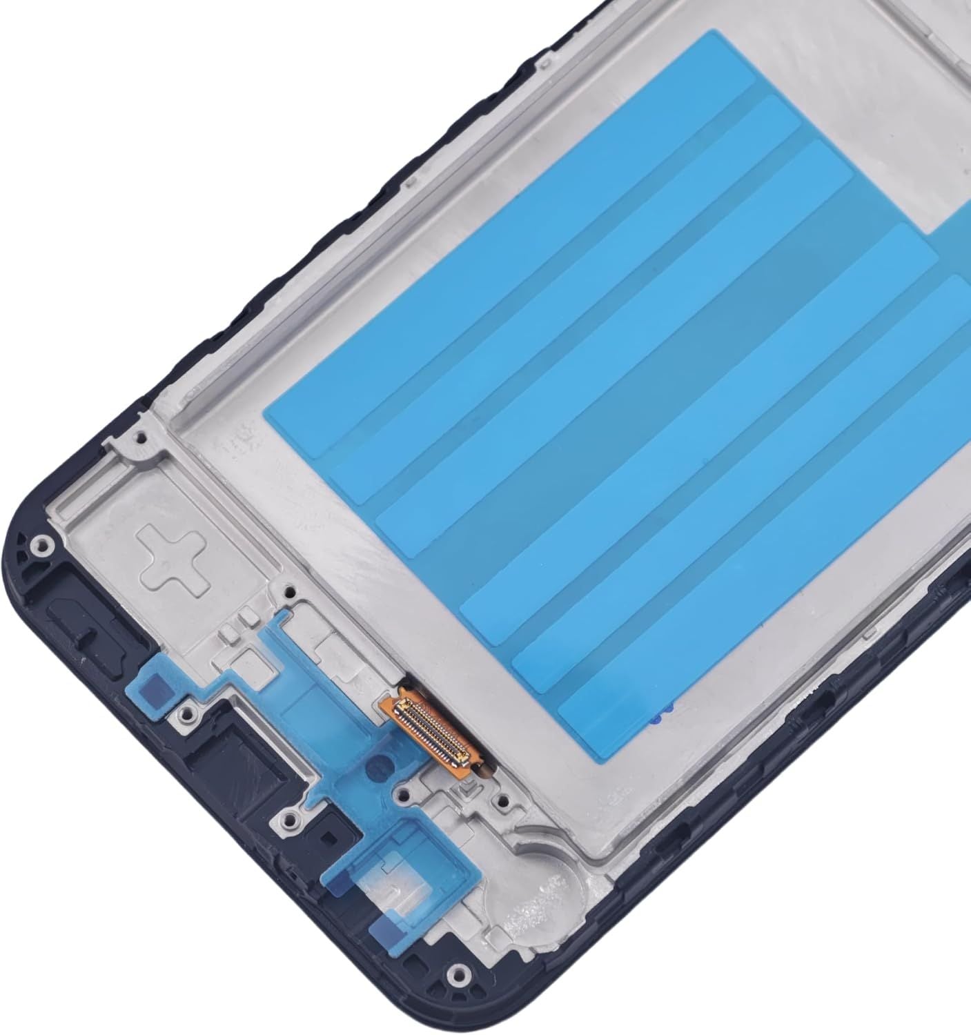 Samsung Galaxy A15 4G Screen Replacement with Frame, 6.4 Inch PLS LCD Touch Digitizer, Full Repair Tool Kit & Tempered Glass Protector for SM-A155F SM-A155M