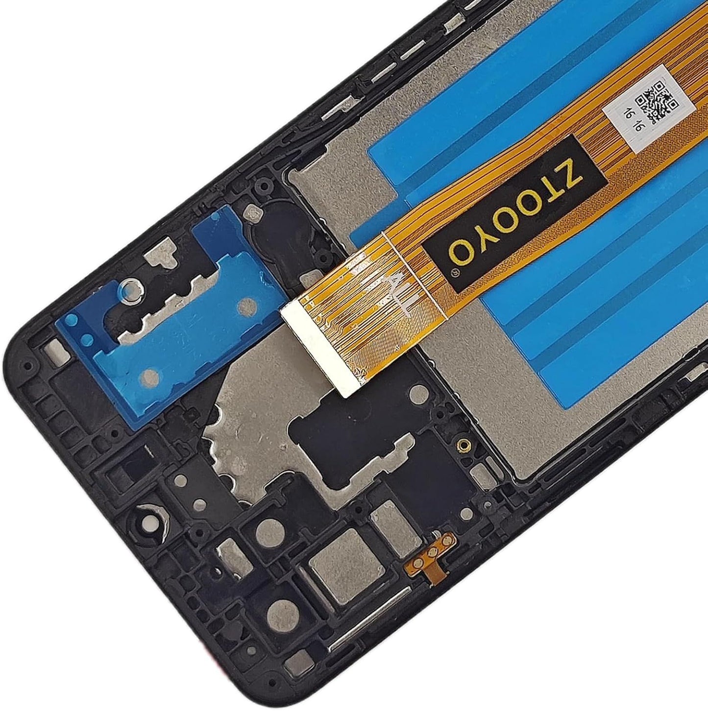 Samsung Galaxy A32 5G Screen Replacement with Frame, 6.5" PLS LCD Touch Digitizer, Full Repair Tool Kit & Tempered Glass Protector for SM‑A326U SM‑A326B SM‑A326W