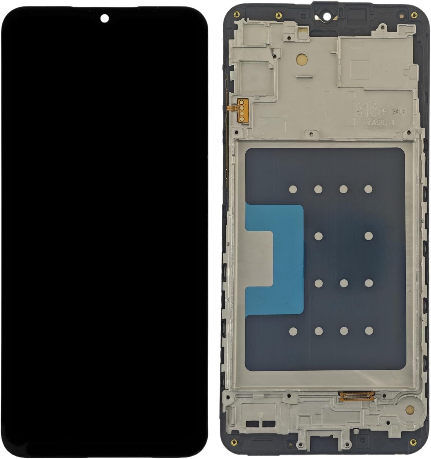 Samsung Galaxy A17 4G / A17 5G Screen Replacement with Frame, 6.7 Inch PLS LCD Touch Digitizer, Full Repair Tool Kit & Tempered Glass Protector for SM‑A175F SM‑A176 SM‑A176U1 SM‑A176B SM‑A176W