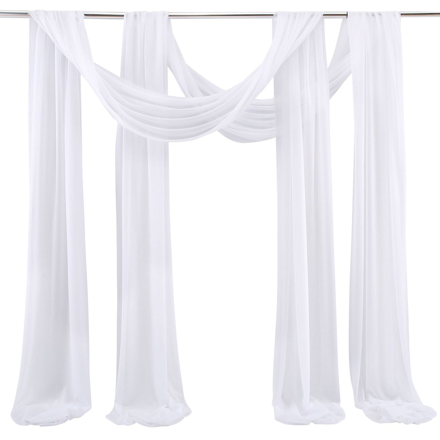 Wedding Arch Chiffon Fabric Drapery Wedding Drapery Arch Decoration Wedding Decor