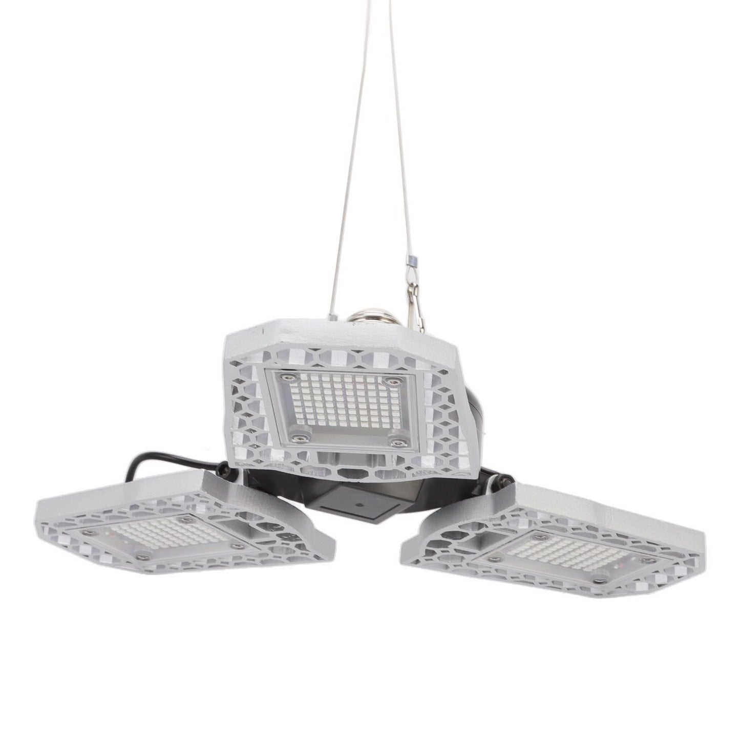Plant Grow Light 220V 3 Heads Foldable E27 240 LEDs Red Blue Spectrum Waterproof Plant Growing Lamps for Indoor