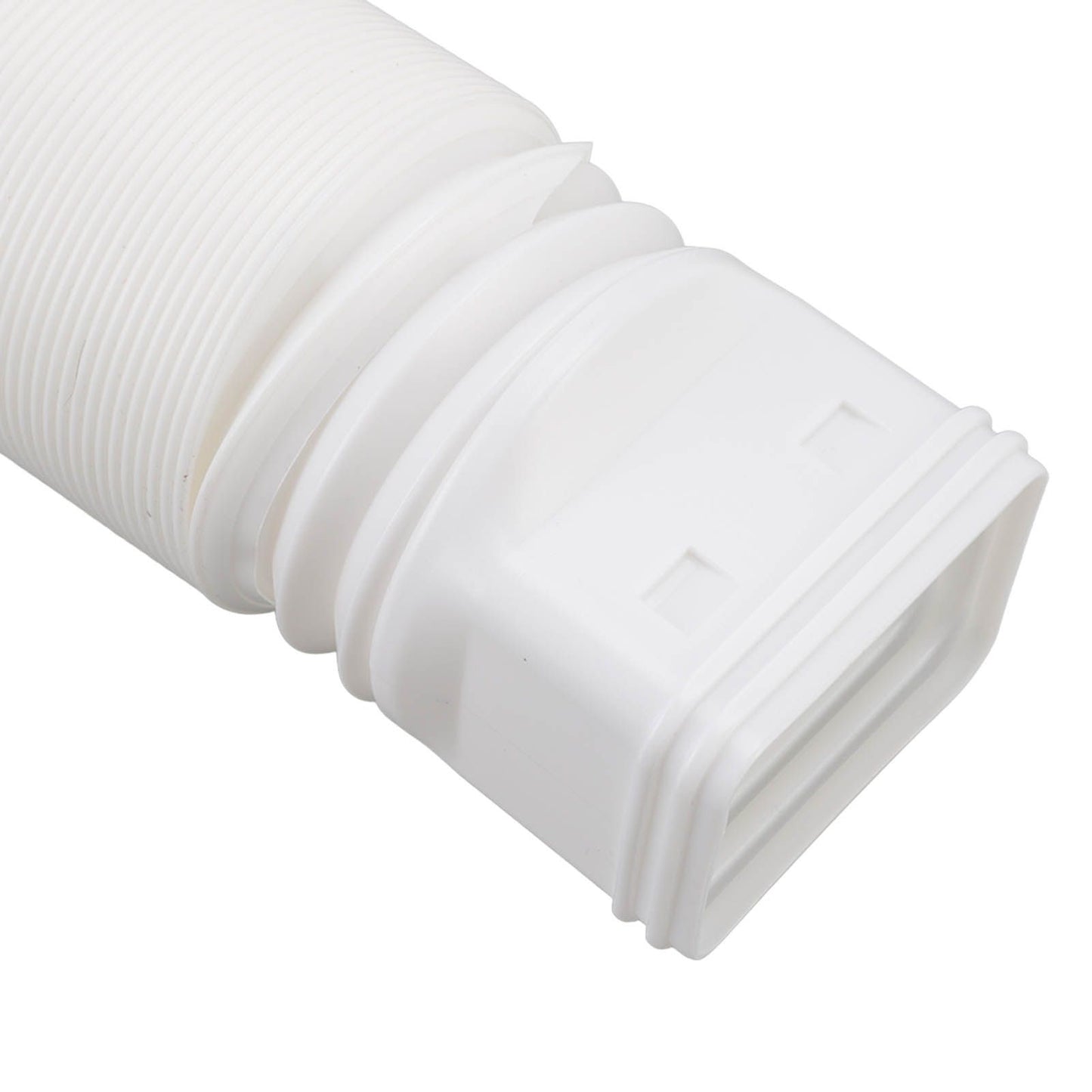Downspout Extender Retractable Rain Gutter Drainage Pipe Down Spout Drain Extensions White