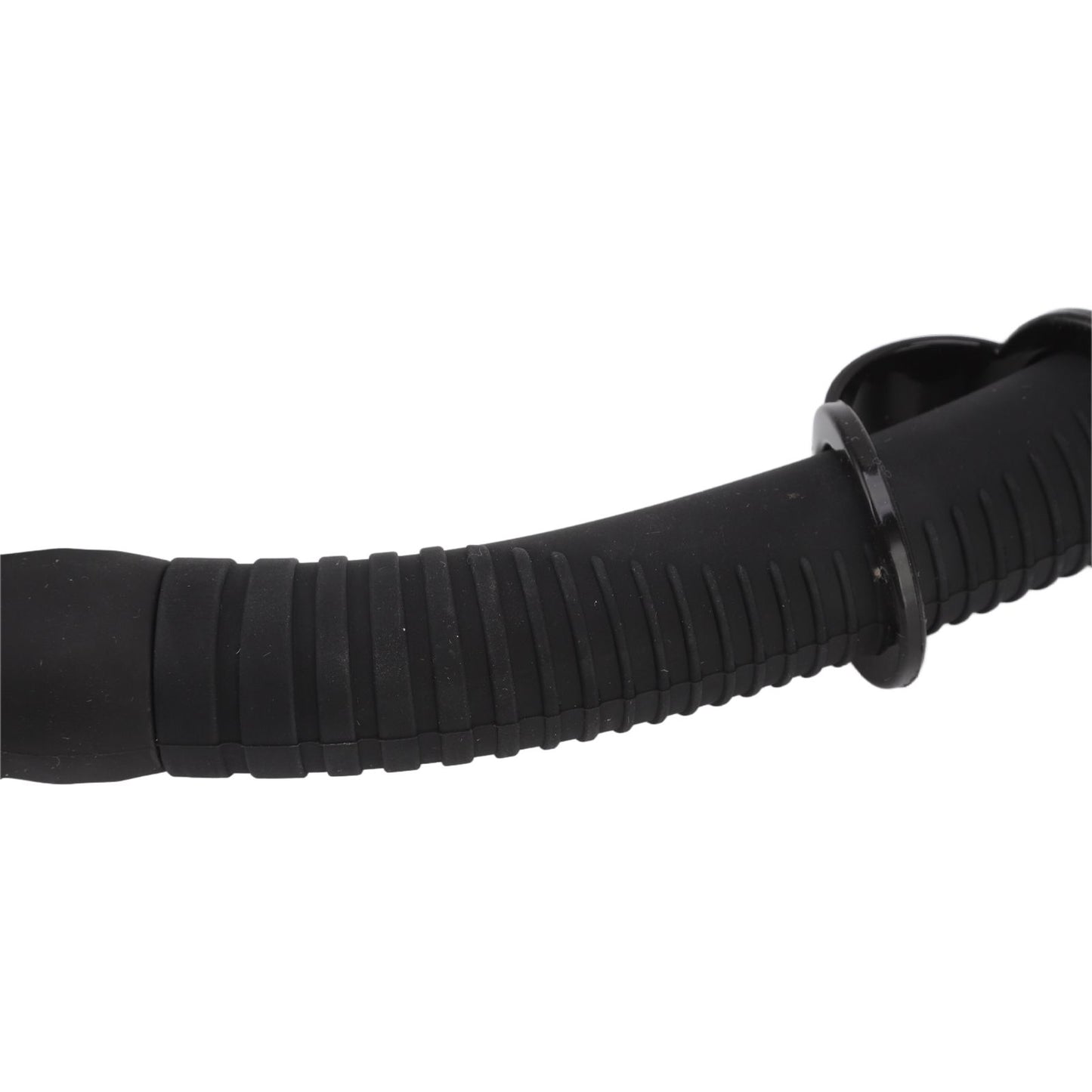 Diving Breathing Tube Foldable Soft Mouthpiece Silicone Freediving Snorkel for Spearfishing Swimming Snorkeling Black