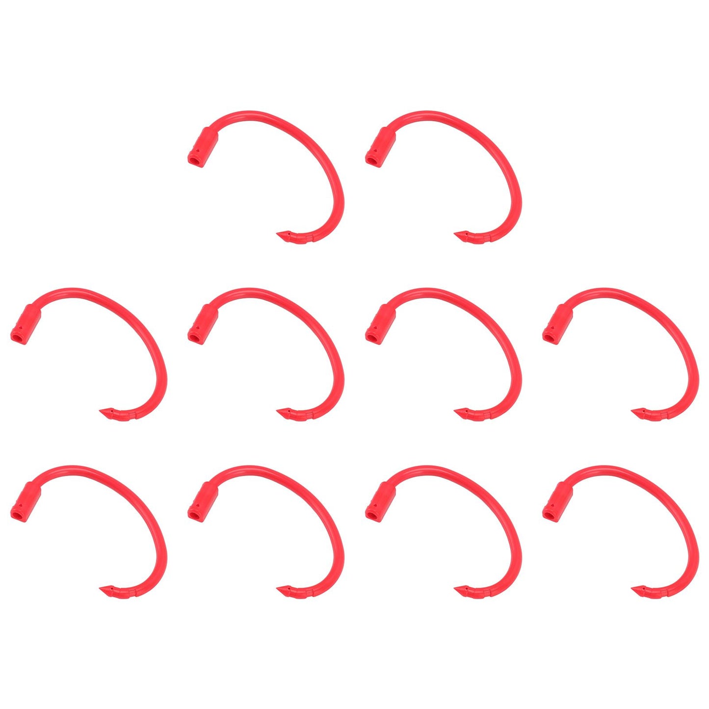 10 PCS Plastic Cow Nose Ring Large Cattle Breeding Nose Ring Livestock Nose Traction Rings