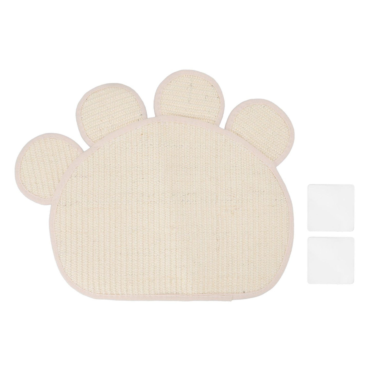 Sisal Cat Scratcher Mat Cute Shape Grinding Claw Protecting Furniture Cat Floor Scratching Pad for Cats Kittens