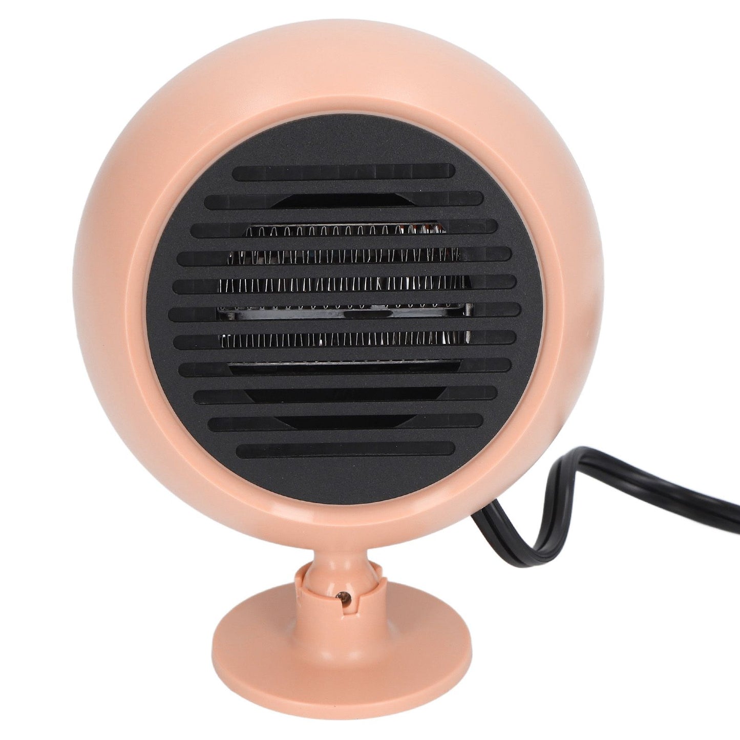 Car Heater Multi Angle Rotation Planetary Car Heater Portable Windshield Defogger Defroster Pink 12V