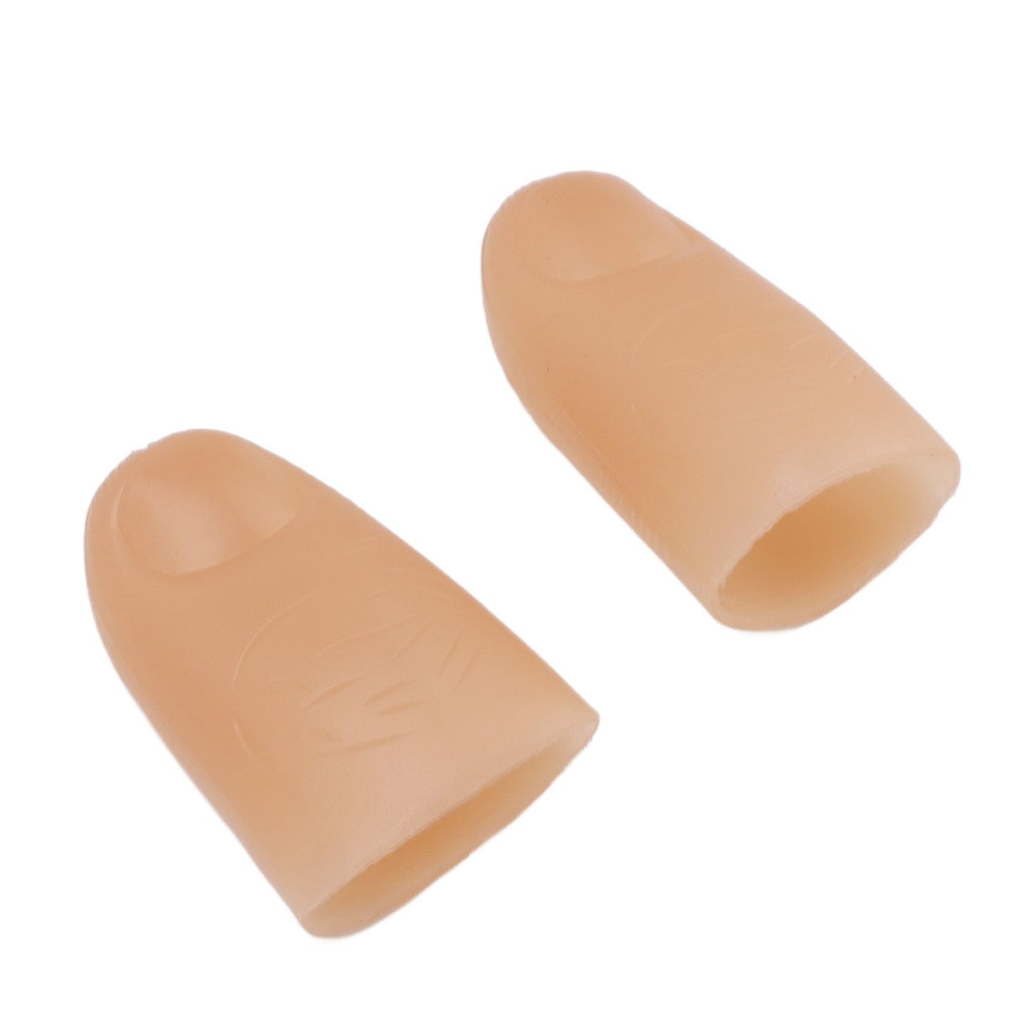 5 Pairs Finger Light Up Thumb PVC 3V 40mAh Battery Powered 4.5cm LED Fake Finger Lights for Performance Prop Red