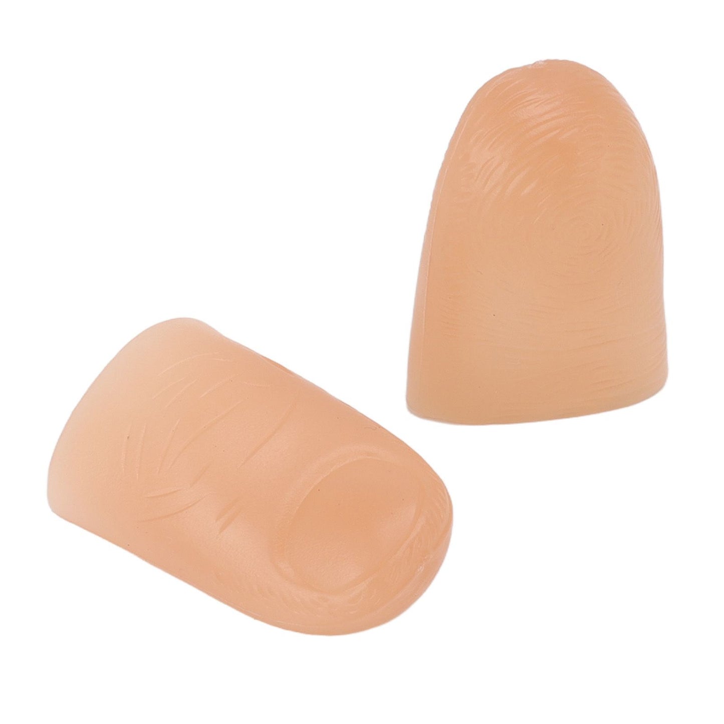 5 Pairs Finger Light Up Thumb PVC 3V 40mAh Battery Powered 4.5cm LED Fake Finger Lights for Performance Prop