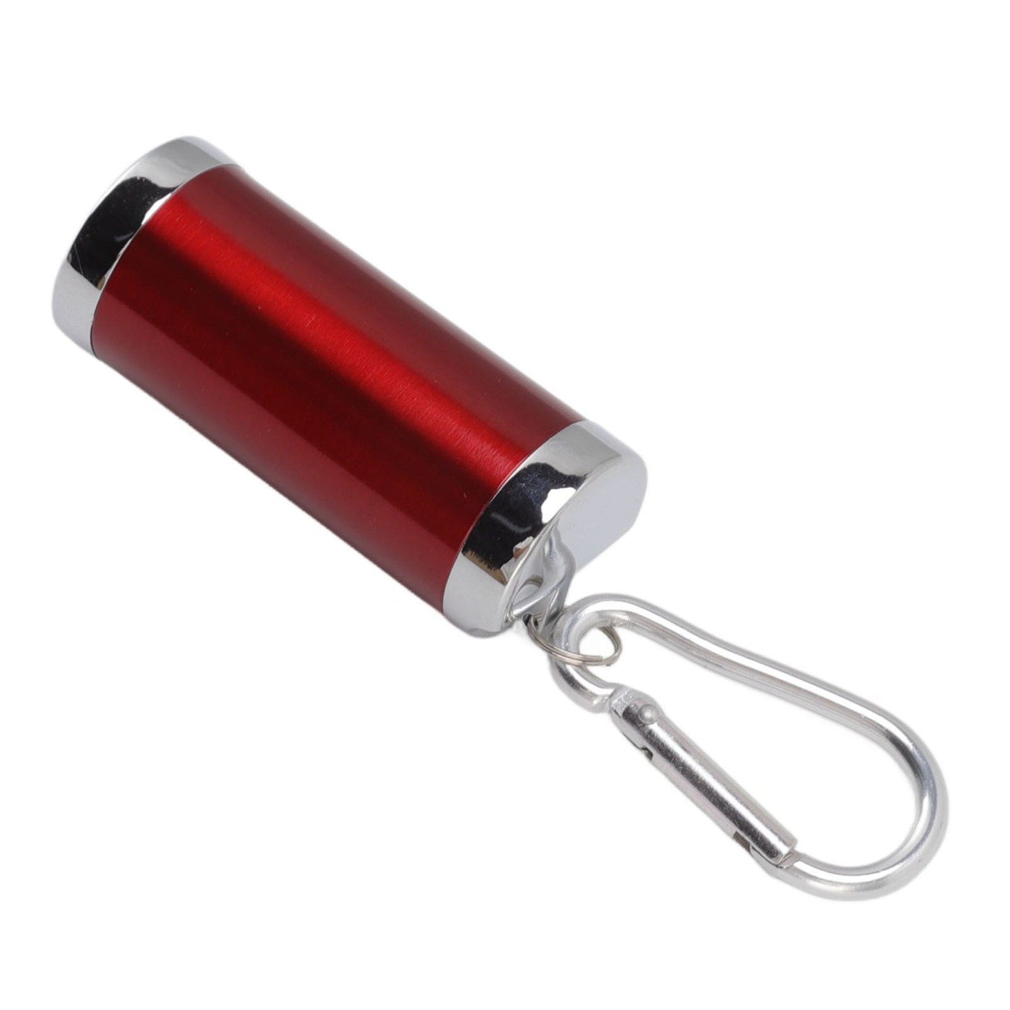 Portable Ashtray Stainless Steel Fireproof Buckle Design Exquisite Look Mini Ashtray Keychain for Car Office Red