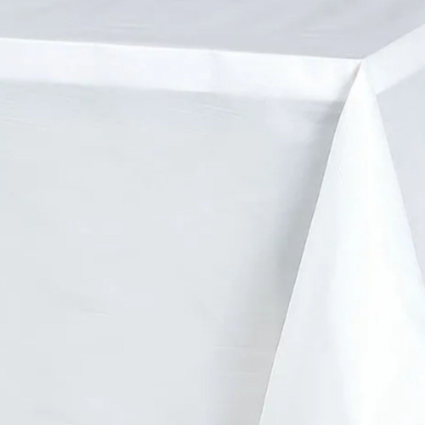 5Pcs Disposable Tablecloth White 137x183cm PE Protective Table Cloth for Wedding Party Tablecloth