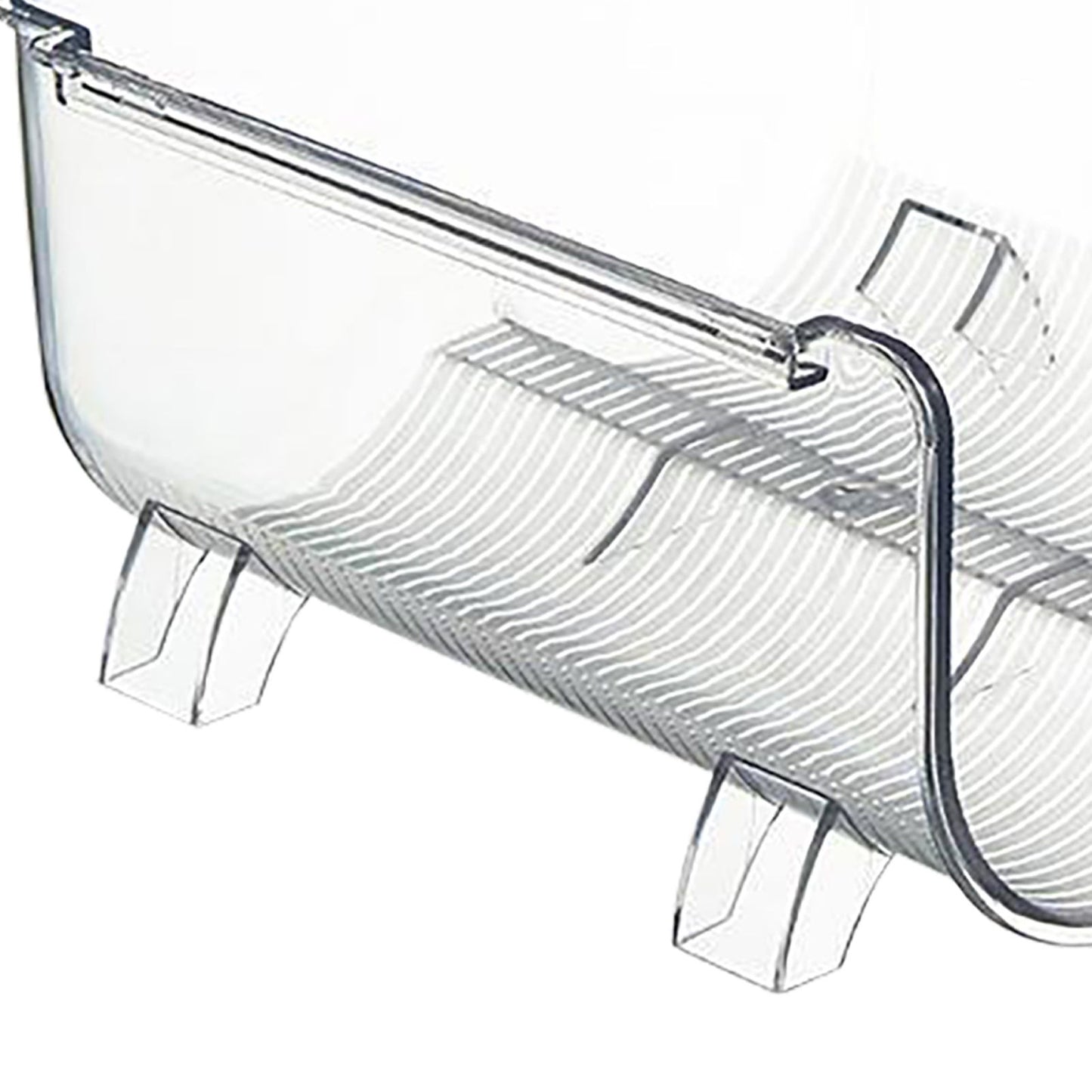 Water Bottle Organizer Transparent Stackable Space Saving Water Bottle Storage Holder Rack for Vacuum Cup 2 Grids