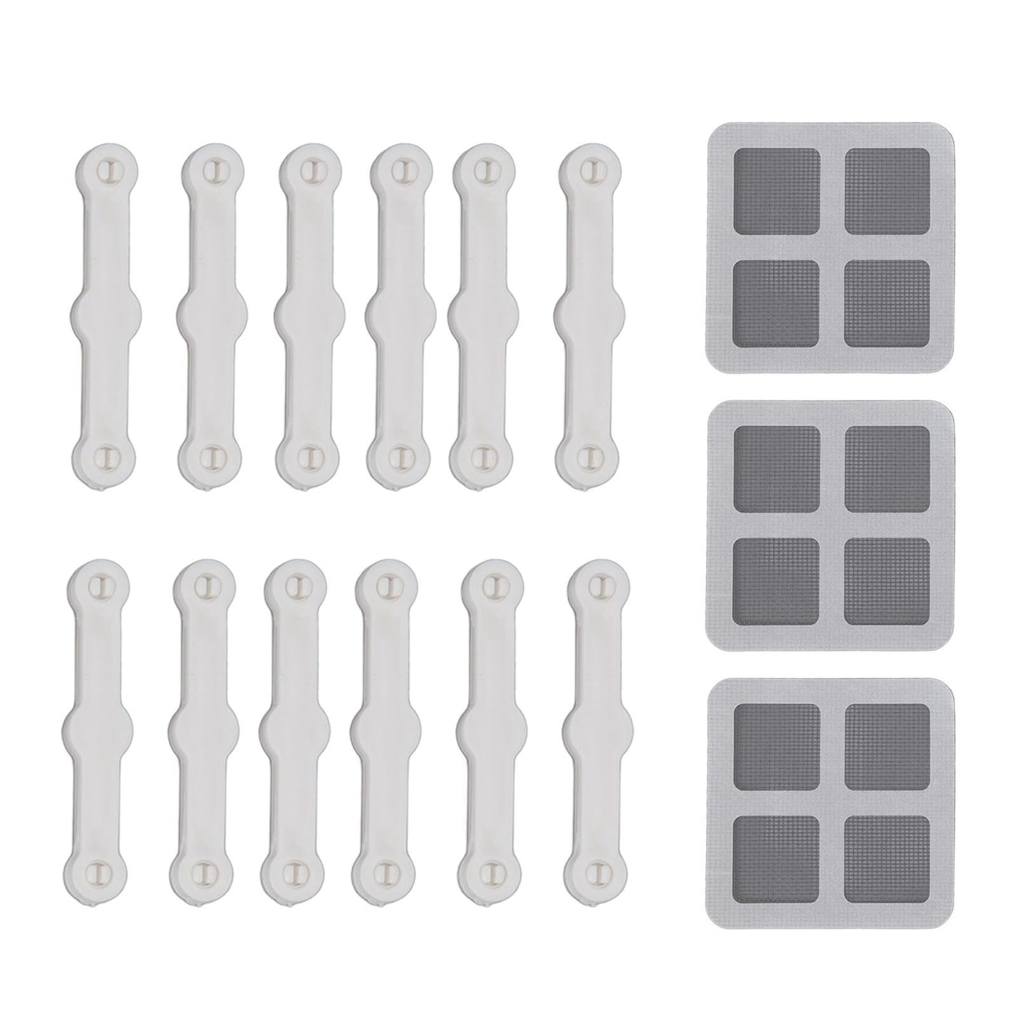 12Pcs Screen Window Clips Home Windows Mounting Buckle for Fly Screen Insect Protection