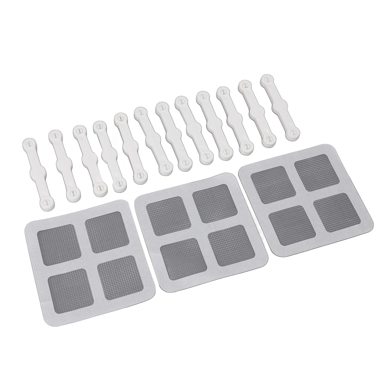 12Pcs Screen Window Clips Home Windows Mounting Buckle for Fly Screen Insect Protection
