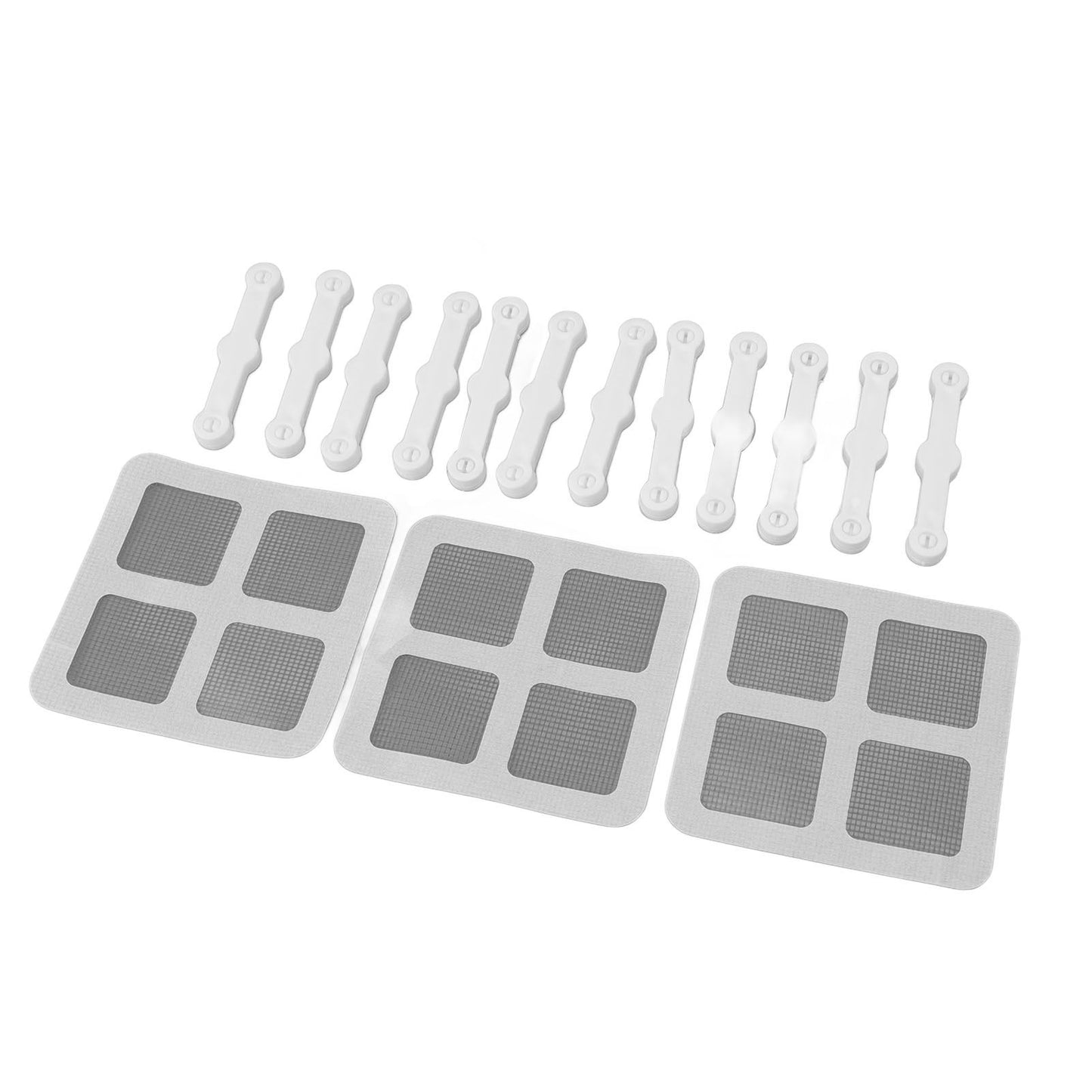 12Pcs Screen Window Clips Home Windows Mounting Buckle for Fly Screen Insect Protection