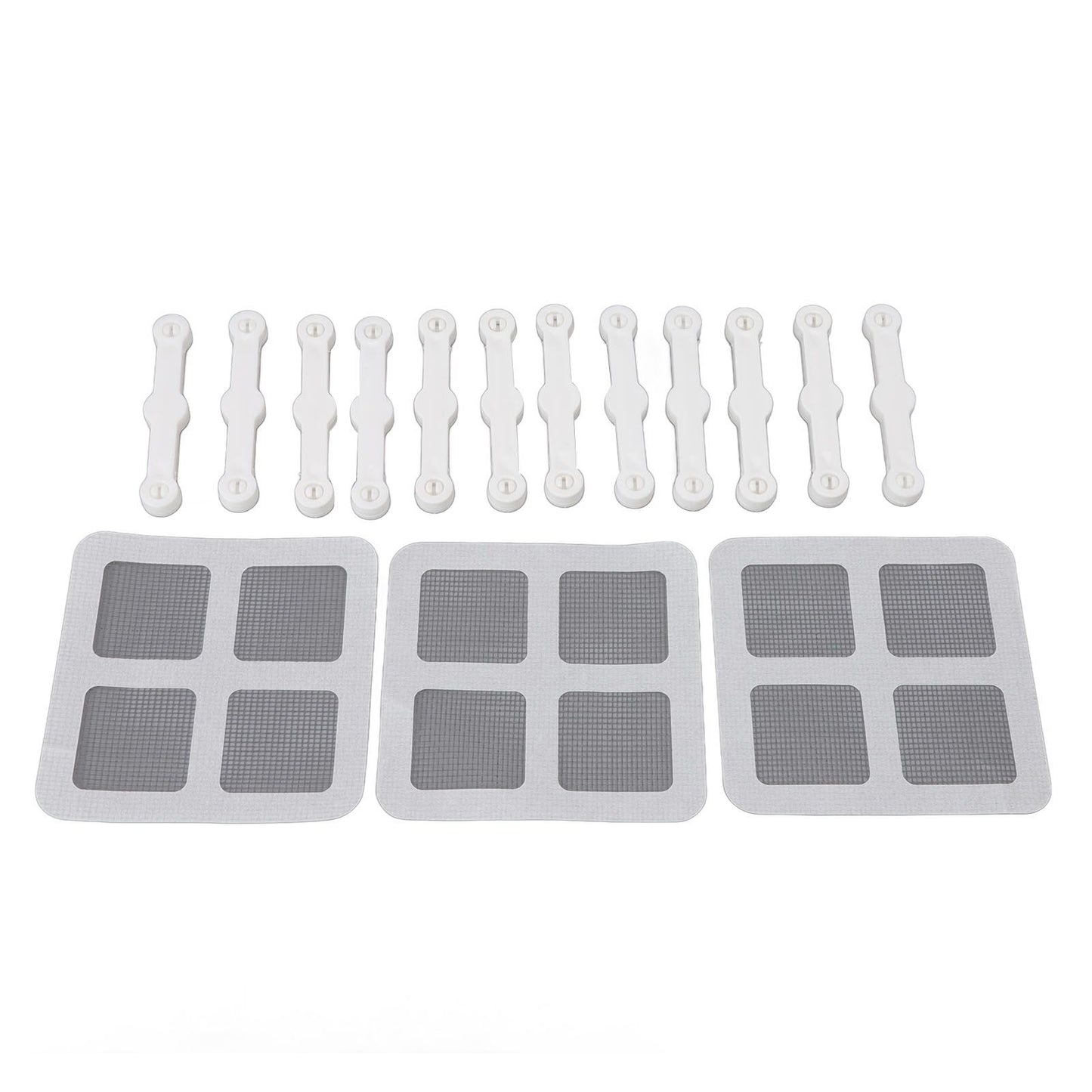 12Pcs Screen Window Clips Home Windows Mounting Buckle for Fly Screen Insect Protection