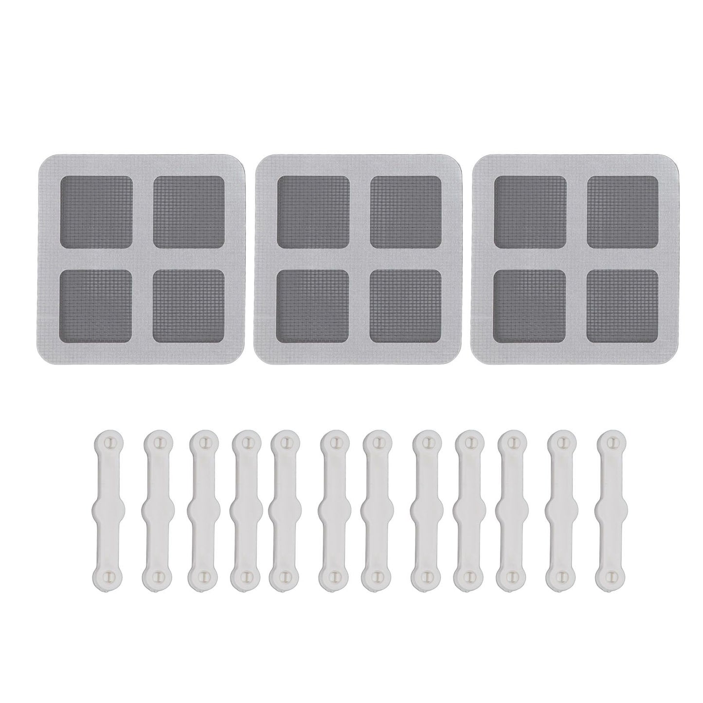 12Pcs Screen Window Clips Home Windows Mounting Buckle for Fly Screen Insect Protection