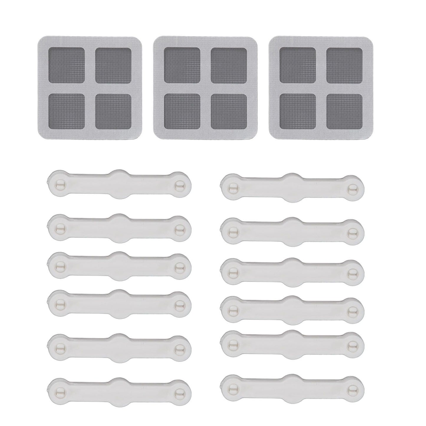 12Pcs Screen Window Clips Home Windows Mounting Buckle for Fly Screen Insect Protection