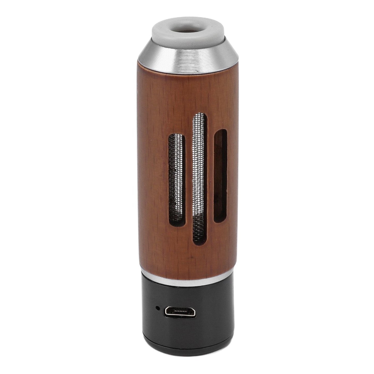 Handheld Car Ashtray with Cigarette Lighter No Leakage Portable Mini Car Cigarette Holder 50mAh Silver
