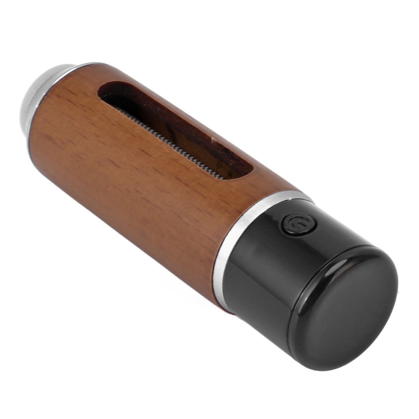 Handheld Car Ashtray with Cigarette Lighter No Leakage Portable Mini Car Cigarette Holder 50mAh Silver