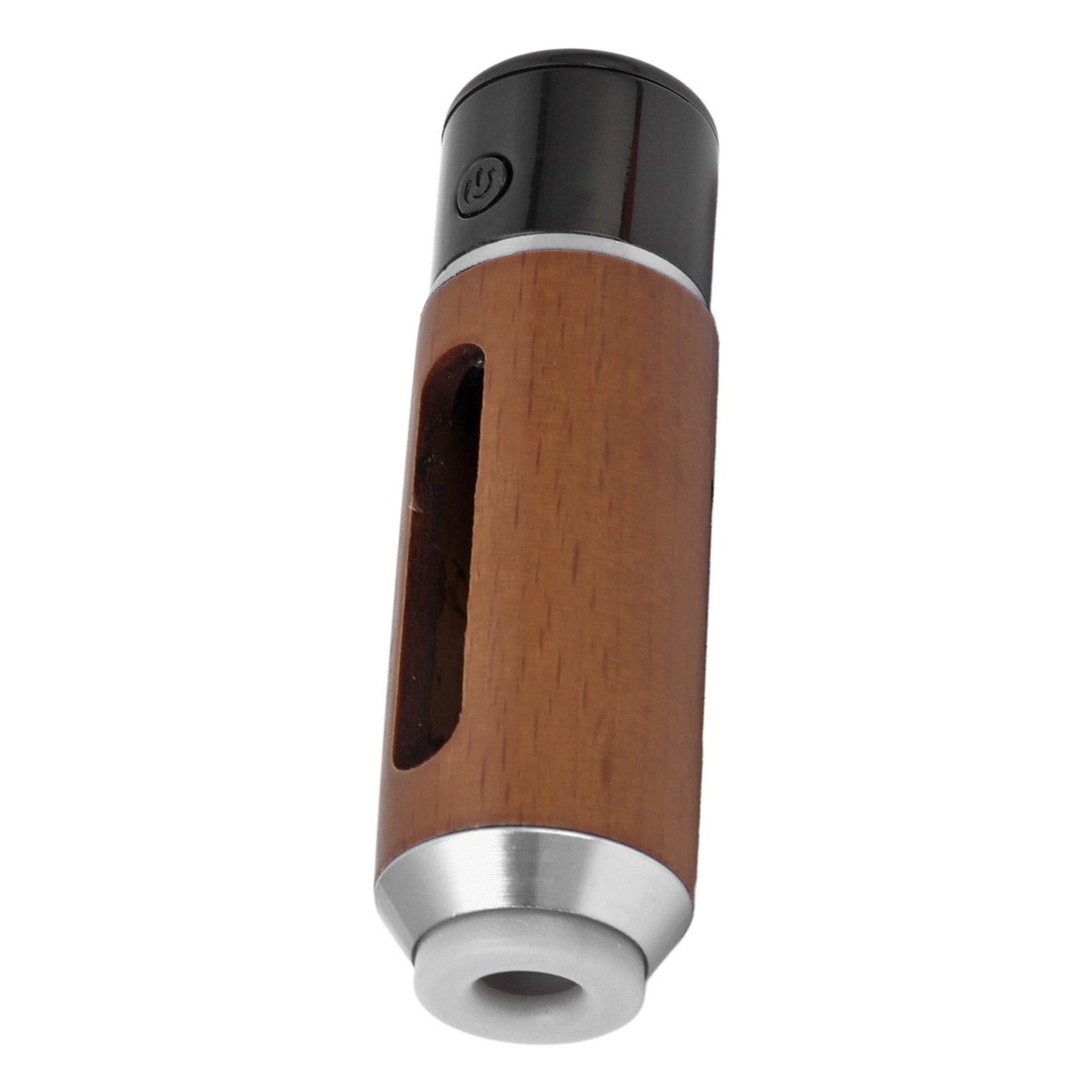 Handheld Car Ashtray with Cigarette Lighter No Leakage Portable Mini Car Cigarette Holder 50mAh Silver