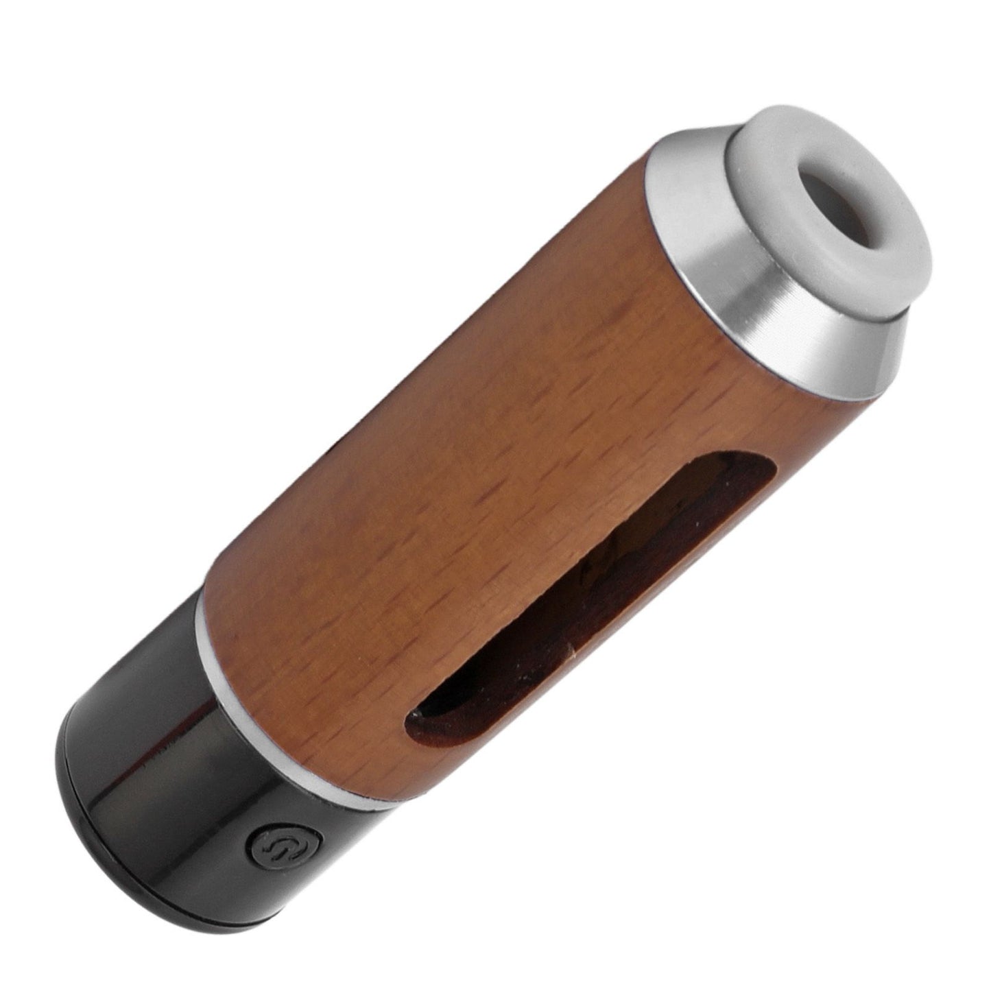 Handheld Car Ashtray with Cigarette Lighter No Leakage Portable Mini Car Cigarette Holder 50mAh Silver