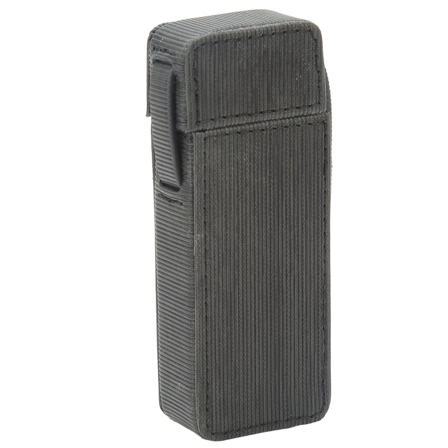Cigarette Case PU Waterproof Buckle Design Retro Delicate Cigarette Box Gifts for Men Black