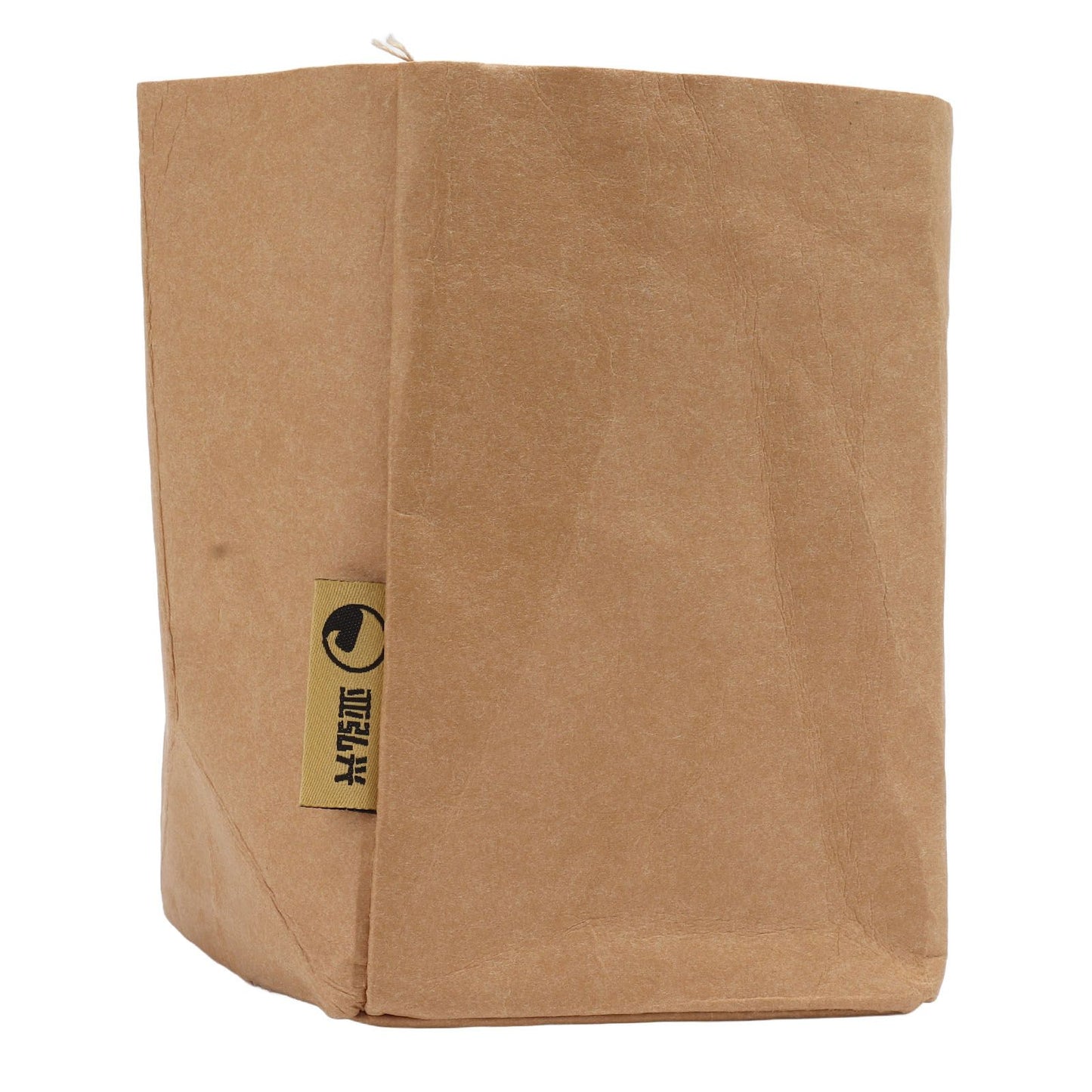 Washed Kraft Paper Bag Waterproof Flowerpot Food Storage Bag for Holding Food Fruits Vegetables Household Sundries L