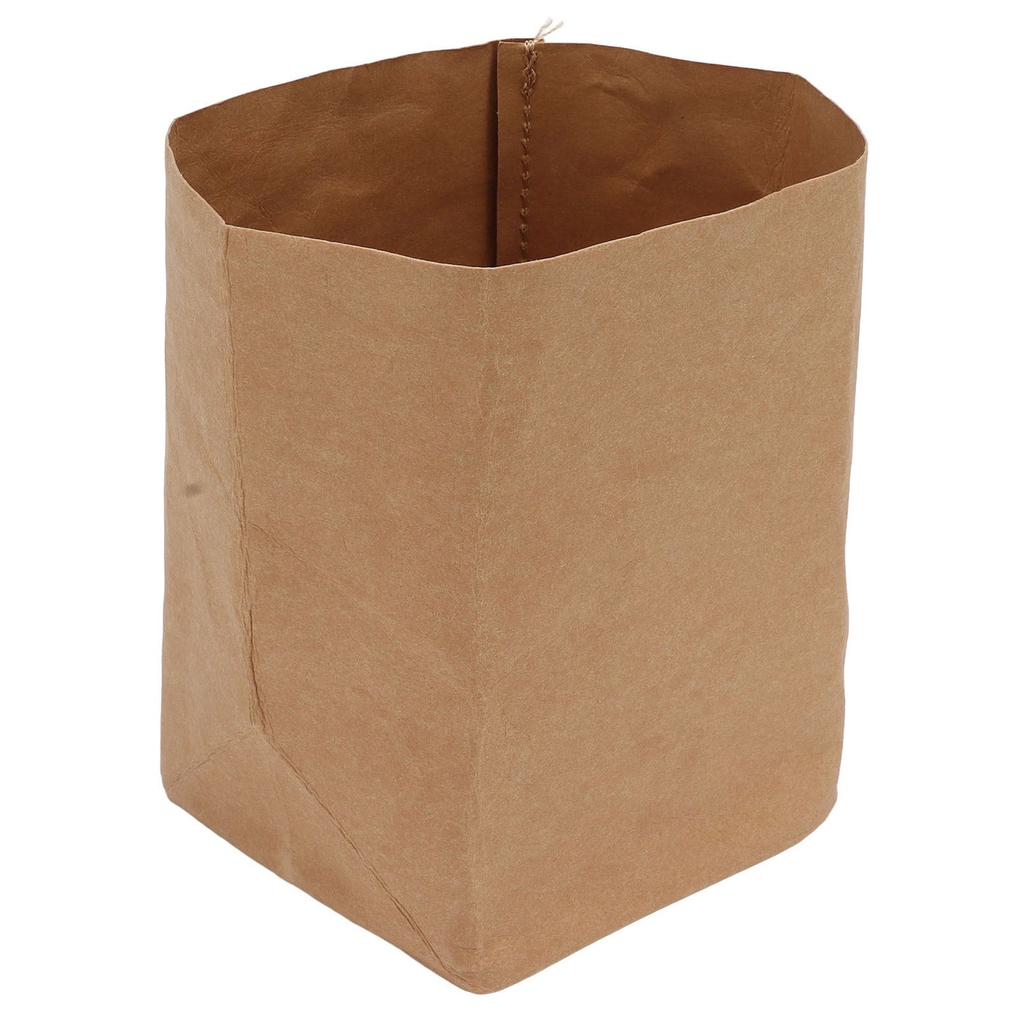 Washed Kraft Paper Bag Waterproof Flowerpot Food Storage Bag for Holding Food Fruits Vegetables Household Sundries XL