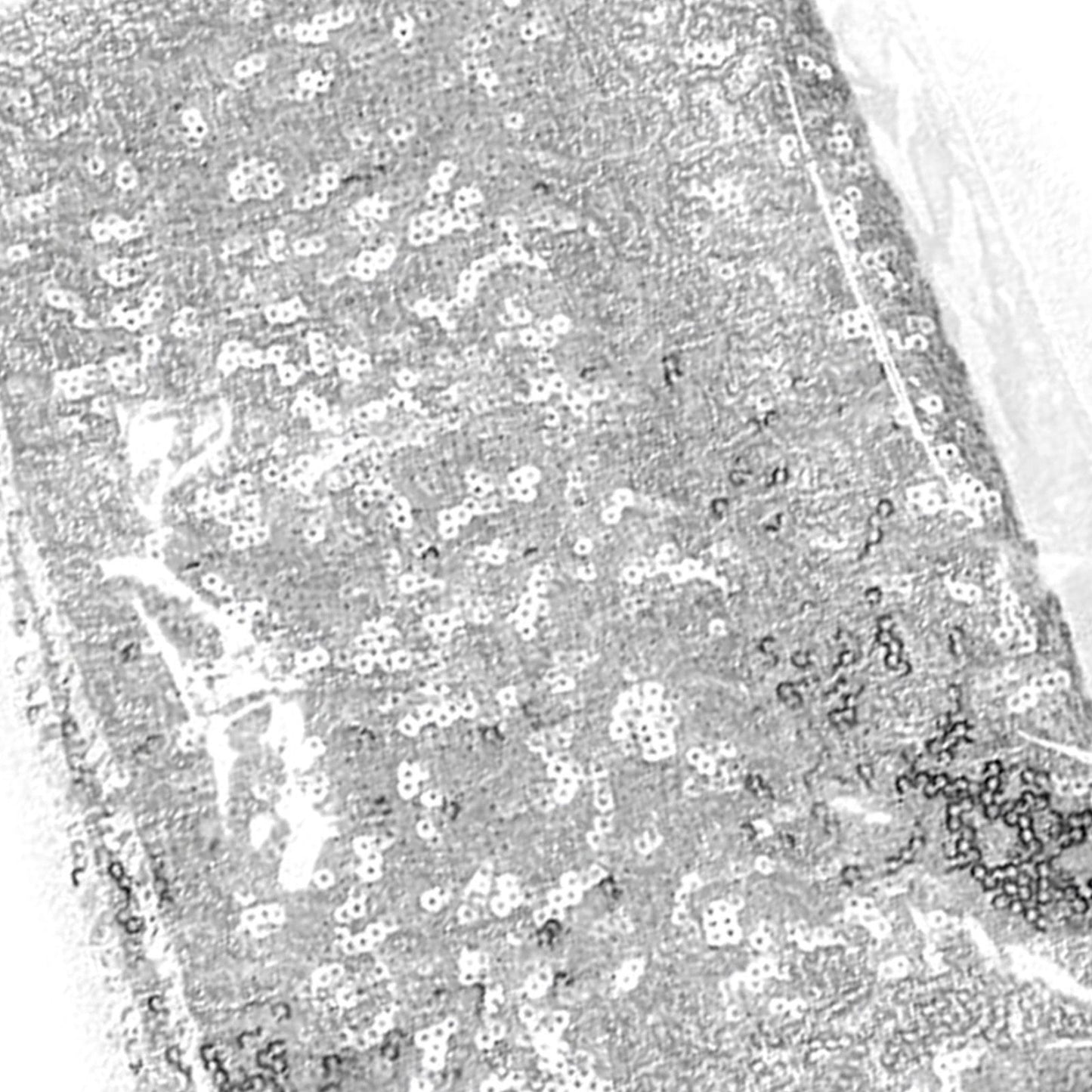 Tablecloth Polyester Fiber with Gold Sequins Table Cover for Table Home Wedding Decoration Argent 30x300cm/11.8x118.1in
