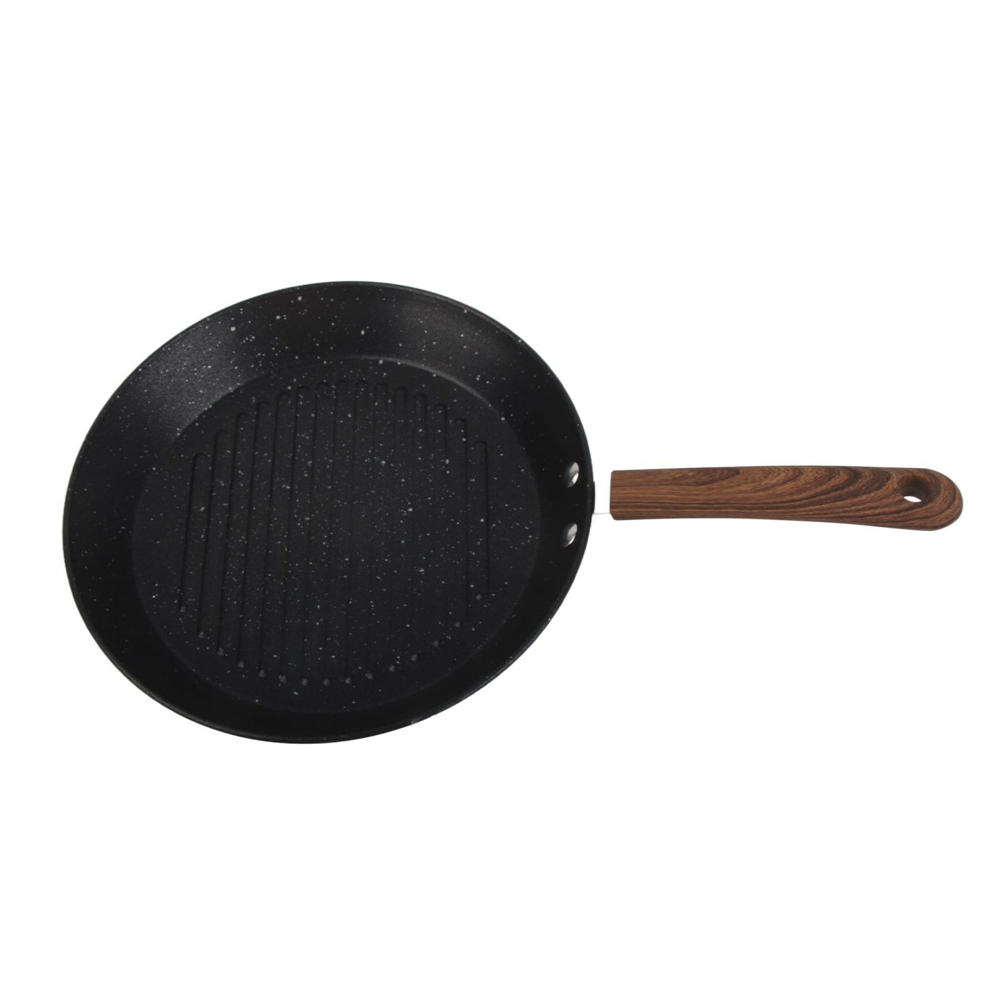 Round Grill Pan Universal Non Stick Multifunctional Flat Bottom Frying Pan for Breakfast