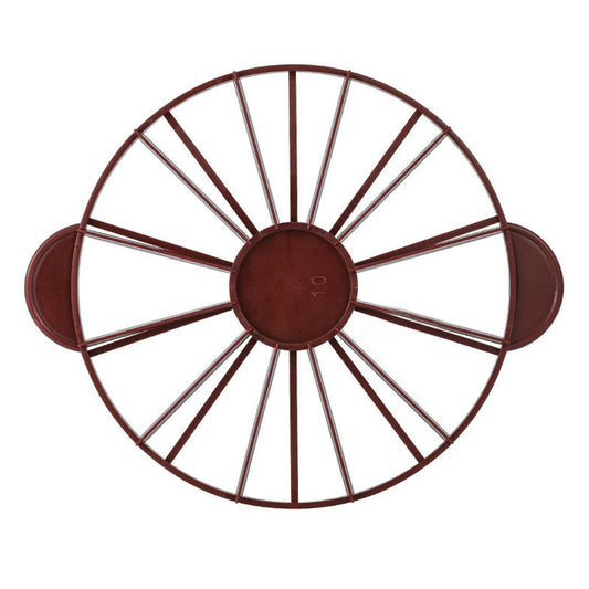 Cake Portion Marker Food Grade Round 10/12 Piece Cake Slice Marker Equal Portion Cutter Bread Cake Divider Baking Tool Dark Red (Brown) 126g/4.4oz（280）