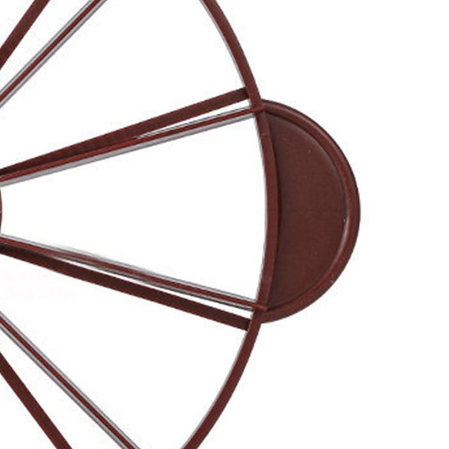 Cake Portion Marker Food Grade Round 10/12 Piece Cake Slice Marker Equal Portion Cutter Bread Cake Divider Baking Tool Dark Red (Brown) 126g/4.4oz（280）