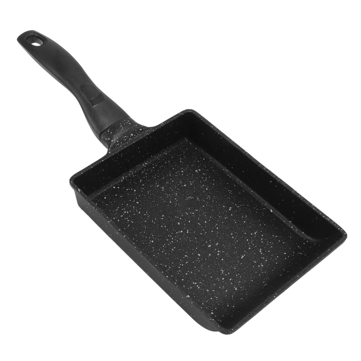 Rectangular Frying Pan Thickened Aluminum Alloy Nonstick Coating Cooking Pan for Steak Egg Roll