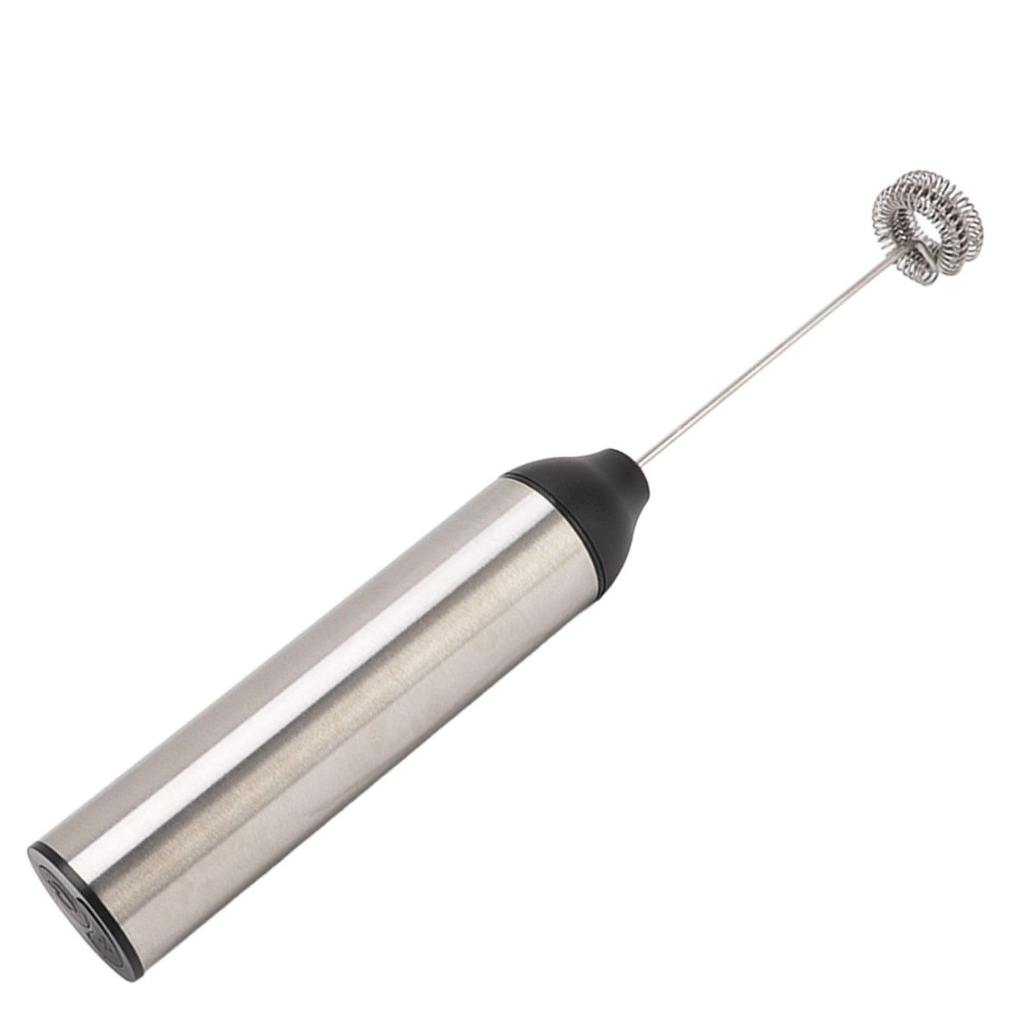 Handheld Milk Frother Lightweight Stainless Steel ABS Electric Whisk with 2 Mixing Head