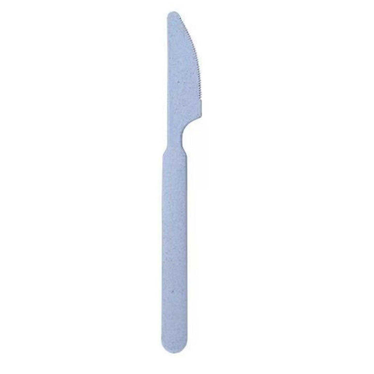 Wheat Straw Cutlery Set Modern Portable Fork Spoon Knife Tableware with Box for Office School Picnic Blue