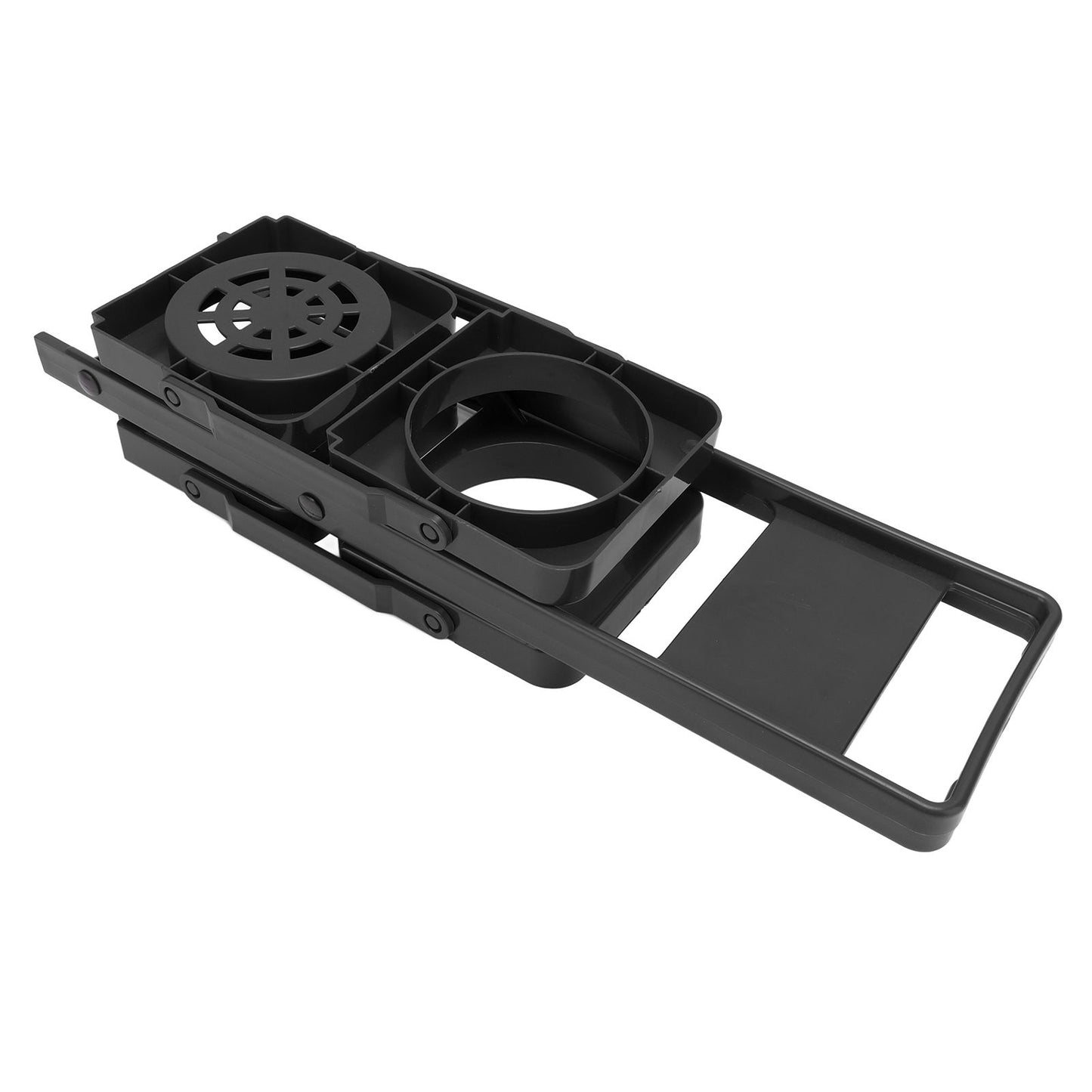 Beer Caddy Holder 2 Pack Foldable Portable Beer Beverage Display Basket Beer Bottle Carrier with Thickened Handle Black