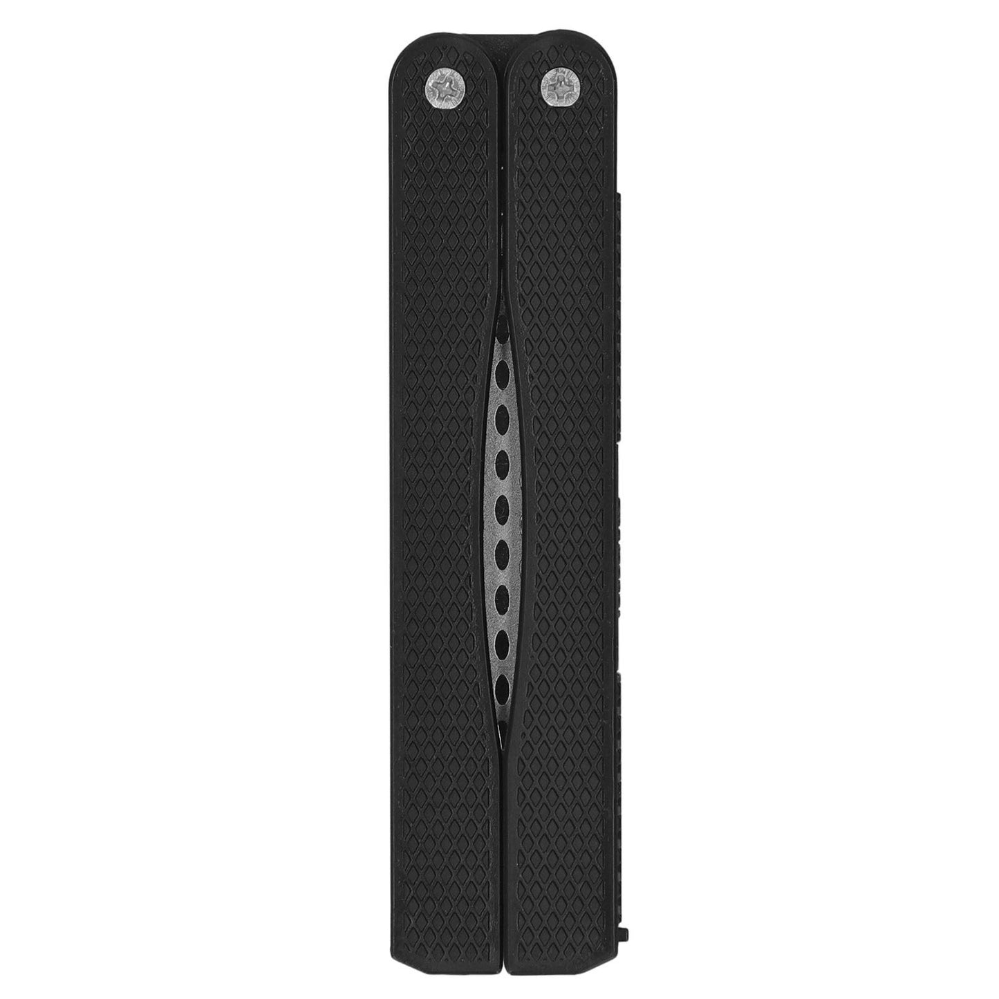 Knife Sharpener Foldable Fan Shaped Adamas Material Lightweight Portable Knife Sharpener for Outdoor Home Black