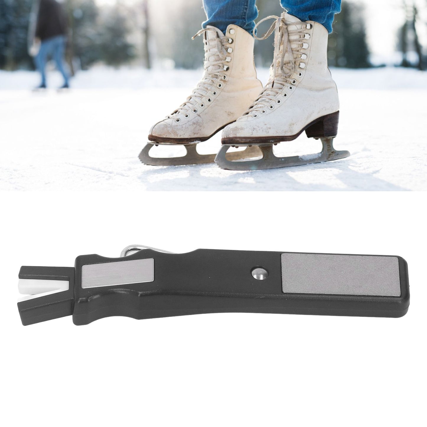 Ice Skates Blade Sharpener Ice Skates Blade Grinder Stone Knife Sharpener Grinding Tool