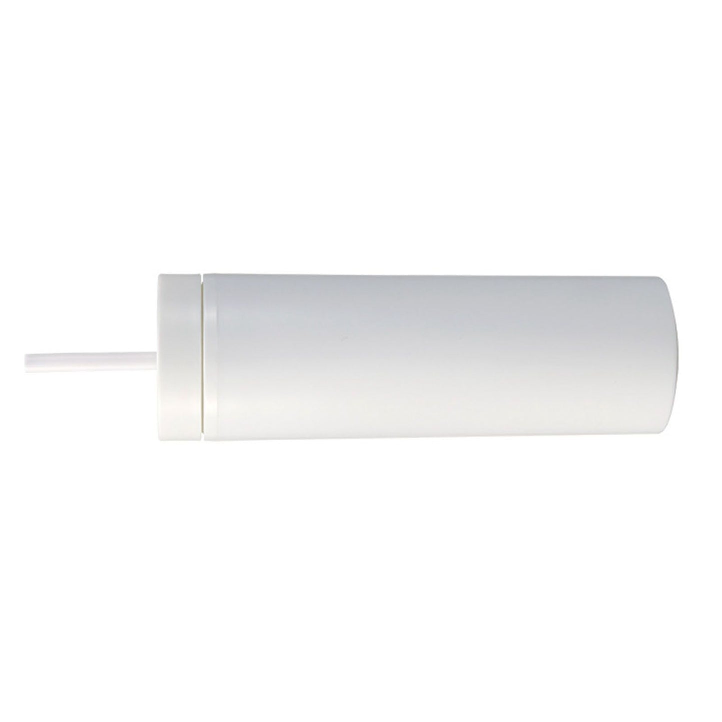 16oz Plastic Tumblers with Lids and Straws Frosting Matte Plastic Drinking Cups for Outdoor Sports White