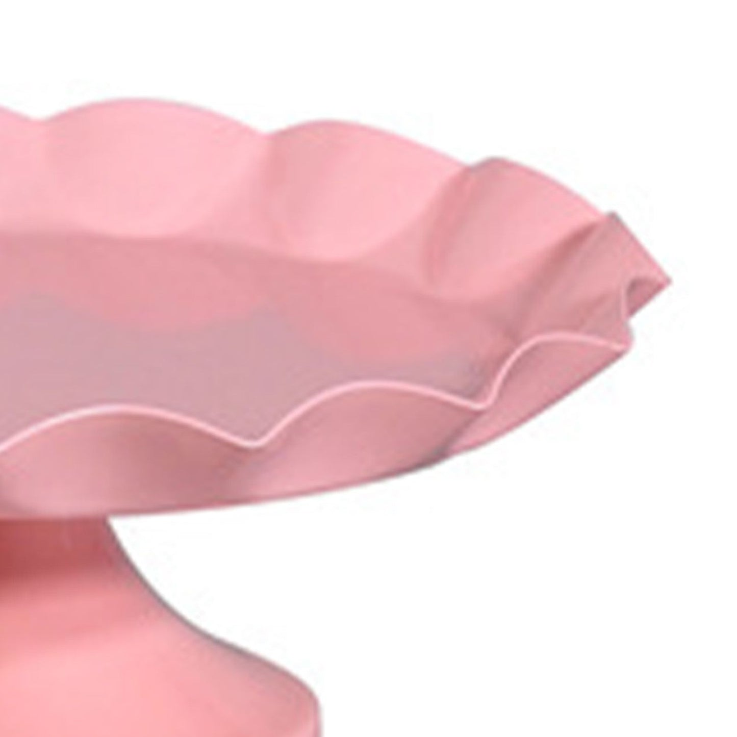Cake Stand Minimalist Stable Decorative Multi Functional Cake Tray Holder for Cupcake Dessert Fruit Pink M
