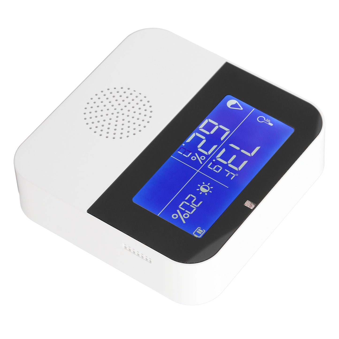 WiFi Humidity Temperature Sensor High Accuracy Smart Thermometer Hygrometer with 2.9 Inch LCD Screen