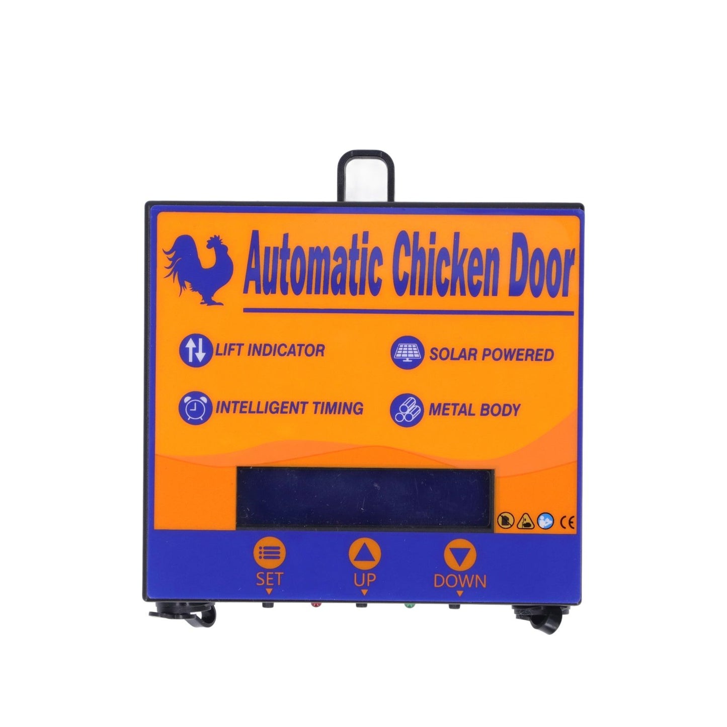 Automatic Chicken Coop Door with Time Setting Rolling Curtain Chicken Door Opener for Duck Goose