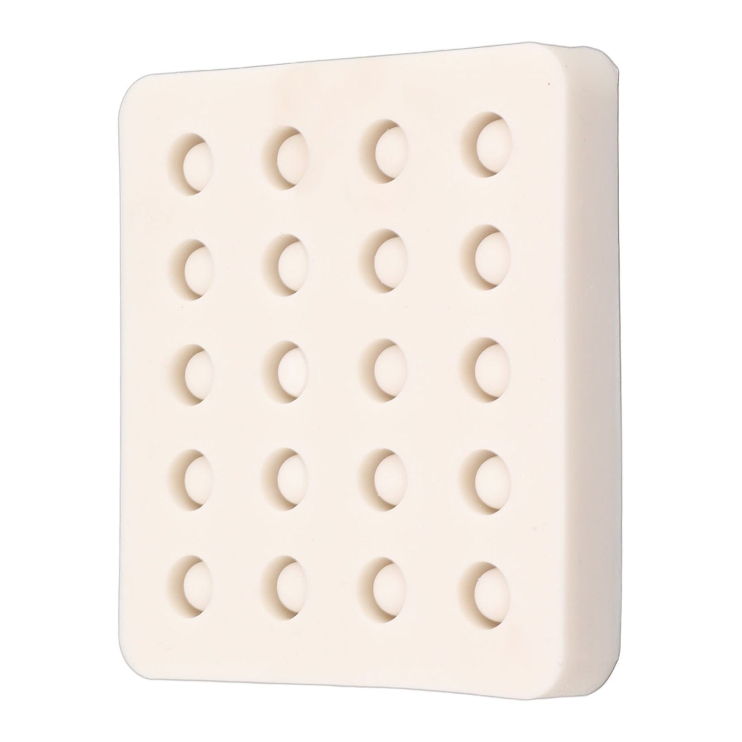 Queen Bee Rearing Mold Silicone 20 Cups Beeswax Mold Beekeeping Bee Cell Cup for Garden