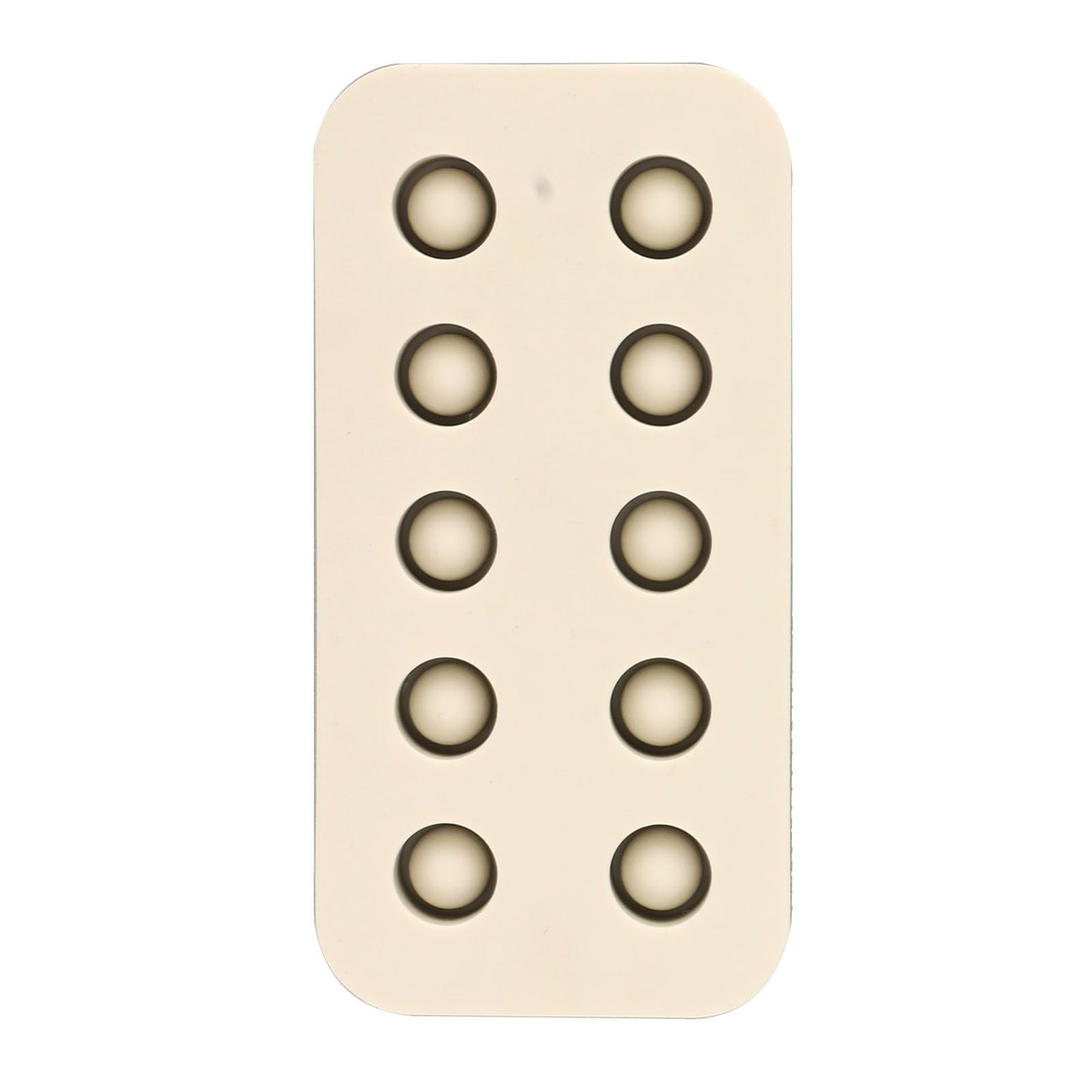 Wax Queen Grafting Cups Silicone Mold Beekeeping Beeswax Queen Cell Cups Making Mold 2 Rows 96x48x14mm