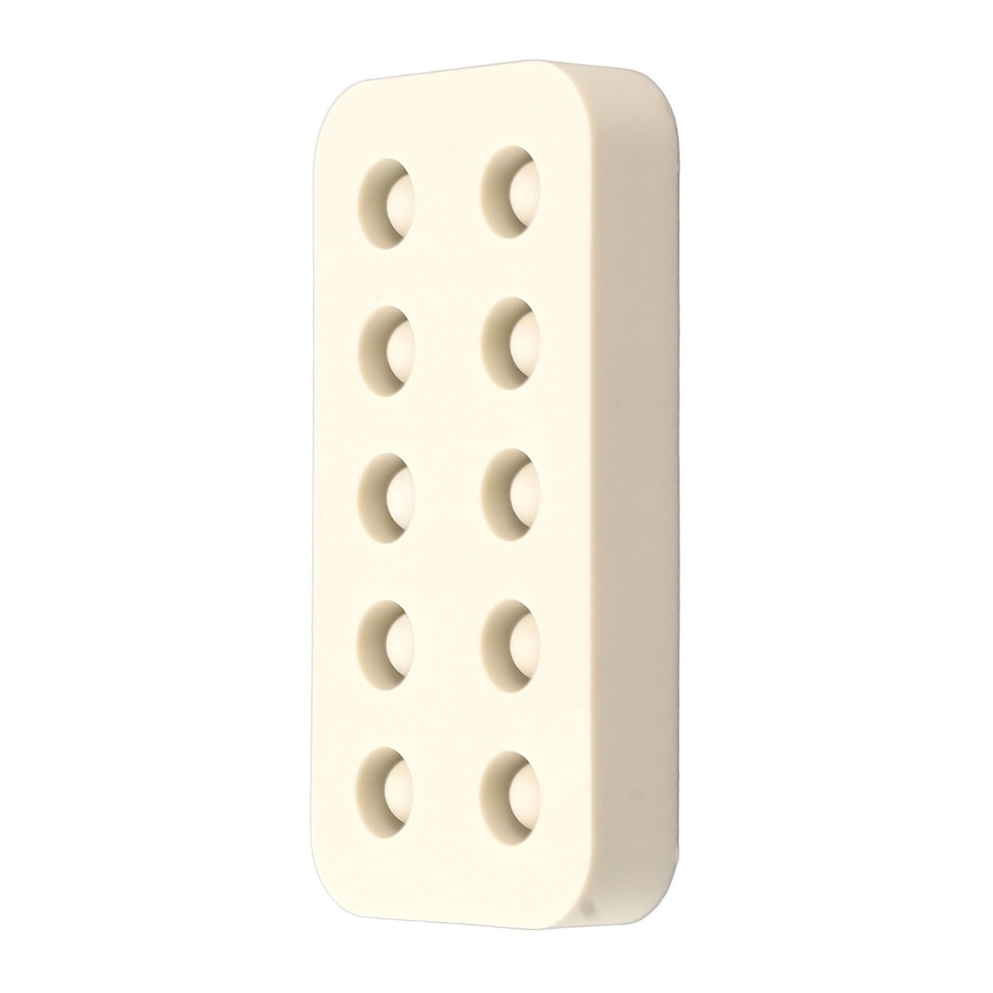 Wax Queen Grafting Cups Silicone Mold Beekeeping Beeswax Queen Cell Cups Making Mold 2 Rows 96x48x14mm