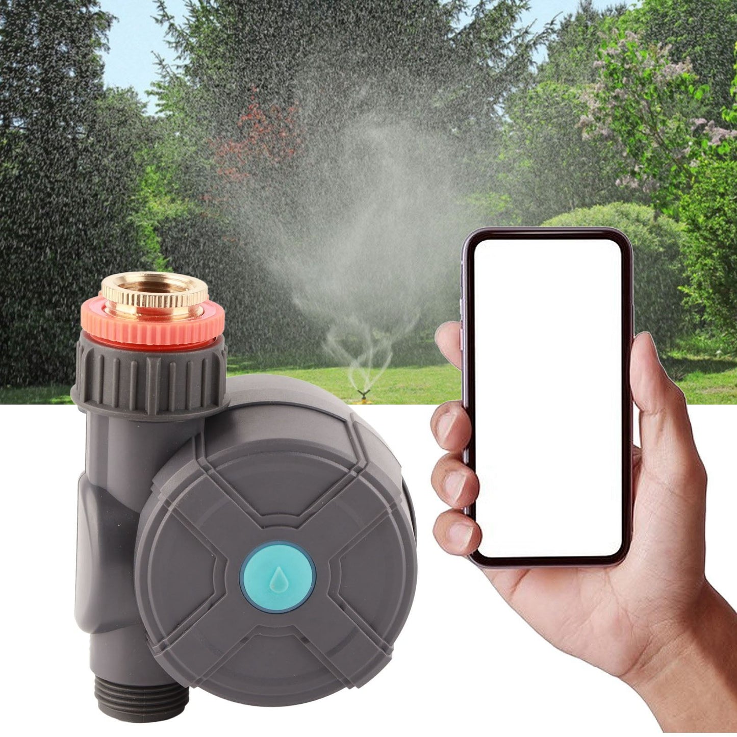Bluetooth Water Timer Garden Hose Irrigation Watering Controller Remote Automatic Sprinkler