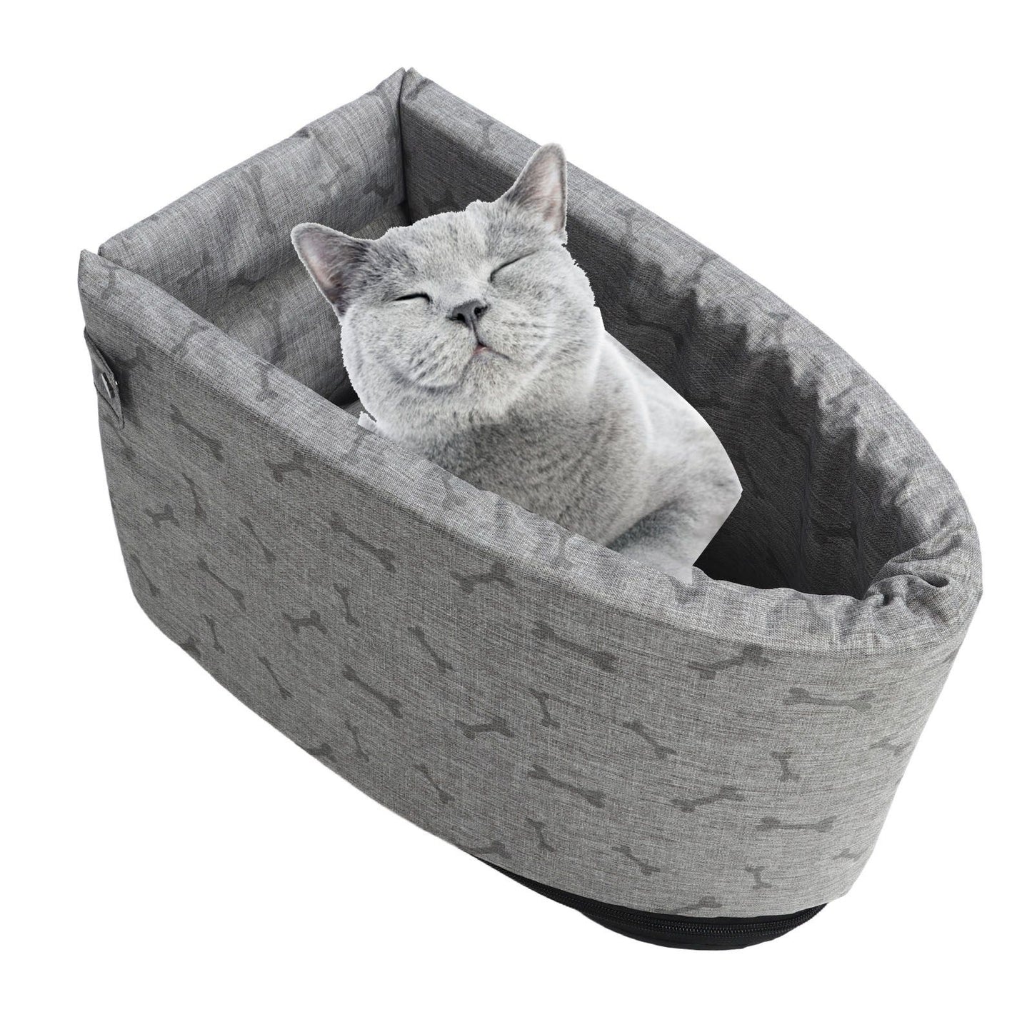Pet Car Seat Wearproof Quick Installation Detachable Pet Console Seat for Small Dogs Cats Animals