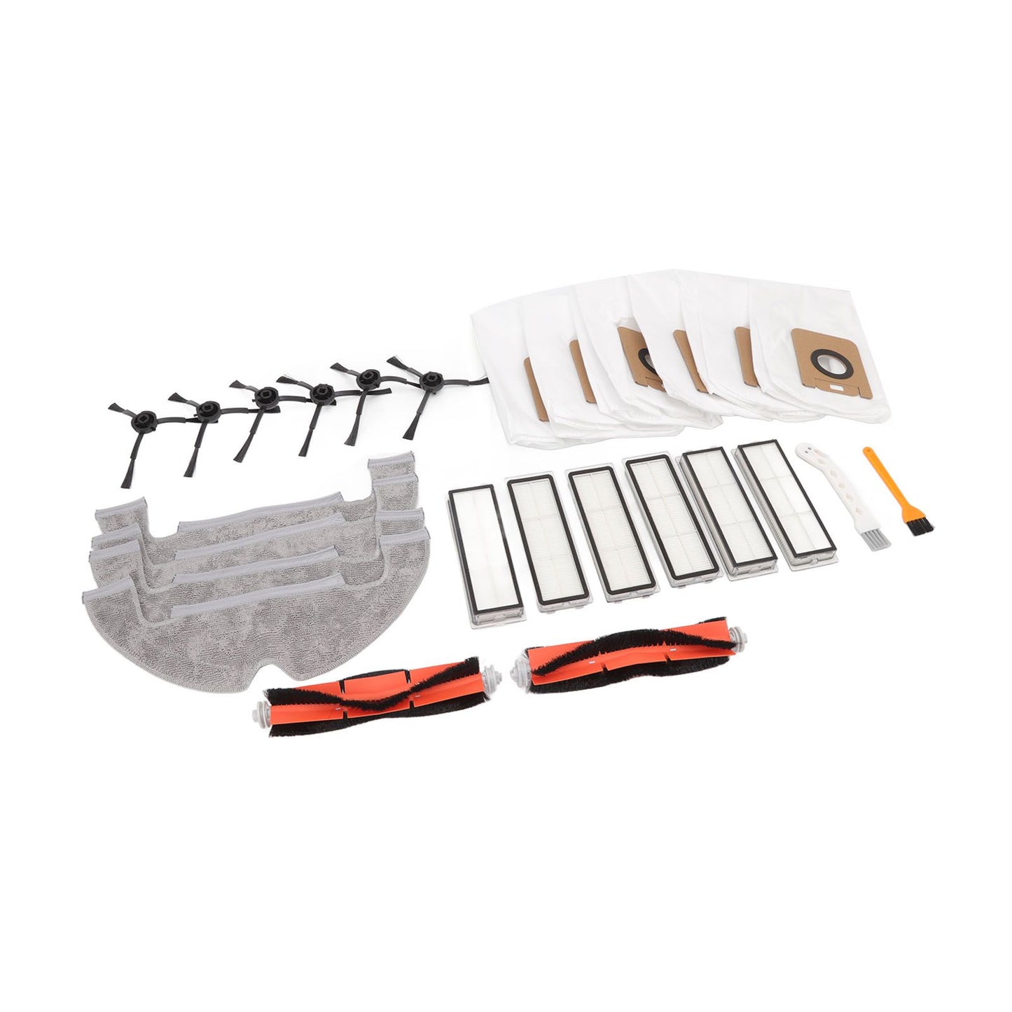 Sweeper Accessories Main Brush Dust Bag Filter Rag Side Brush Sweeper Replacement Parts for Dreame Z10 Pro