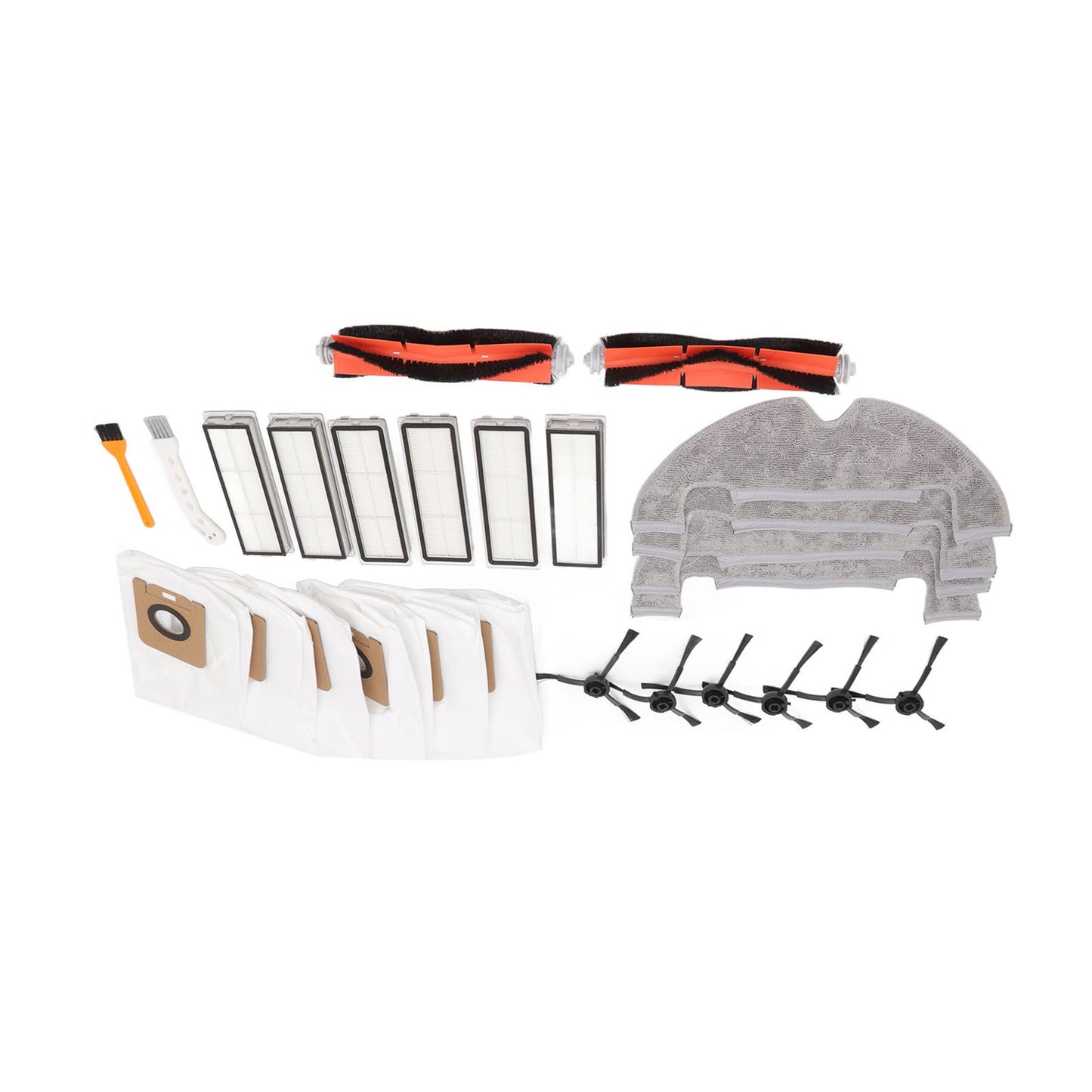 Sweeper Accessories Main Brush Dust Bag Filter Rag Side Brush Sweeper Replacement Parts for Dreame Z10 Pro